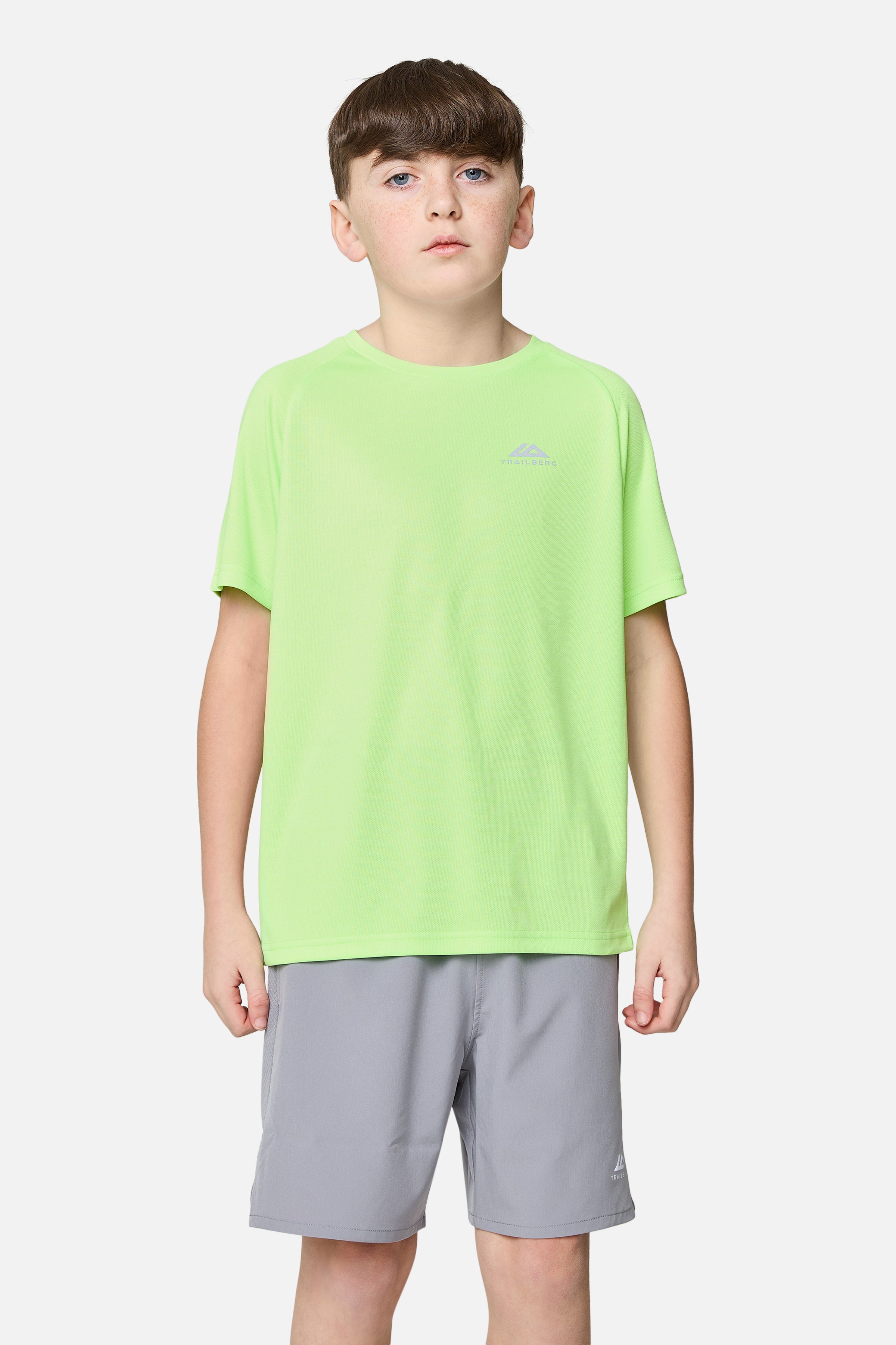 Boys Cloud Tee - Neon Lime 26