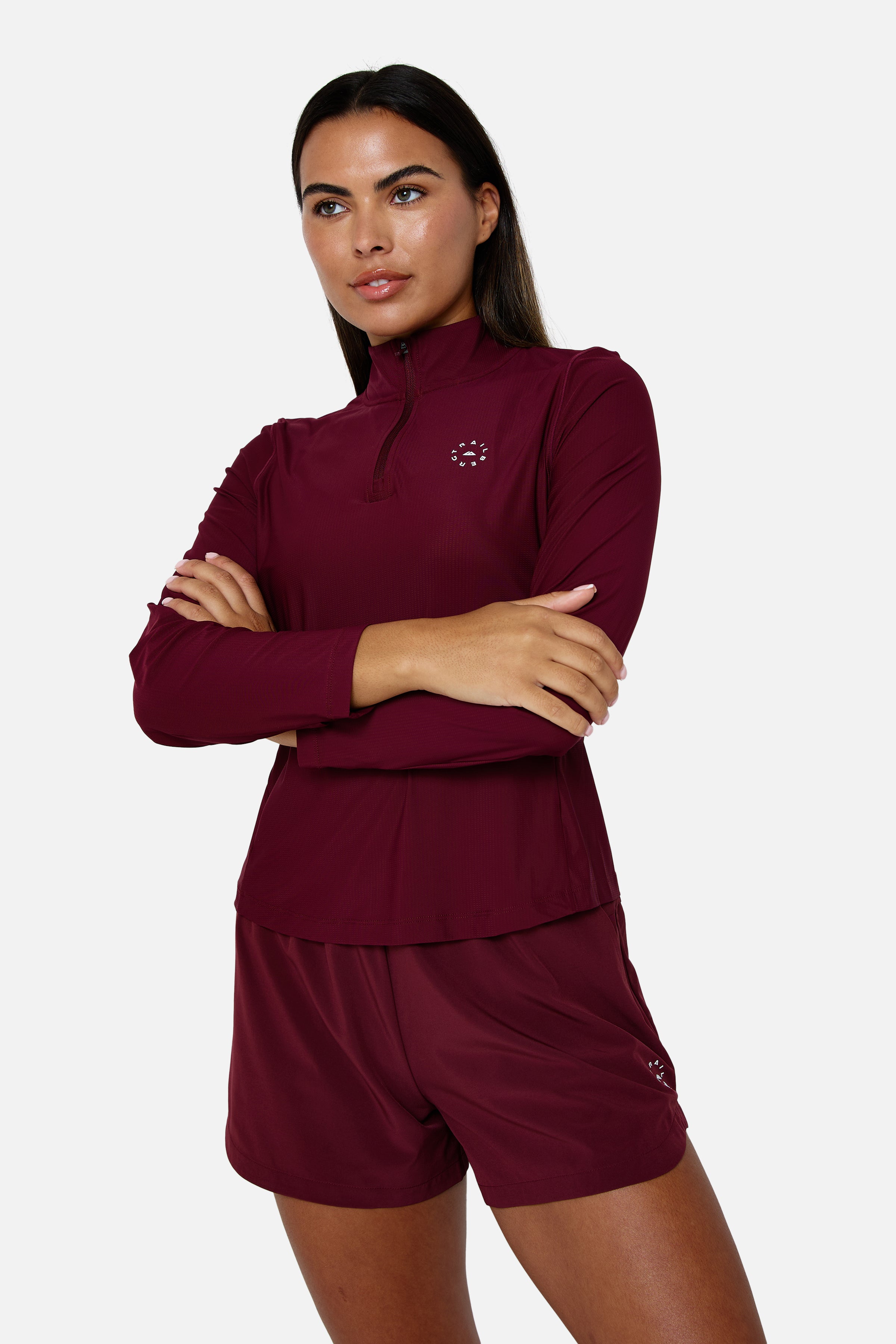 Womens Tide 1/4 Zip - Deep Claret