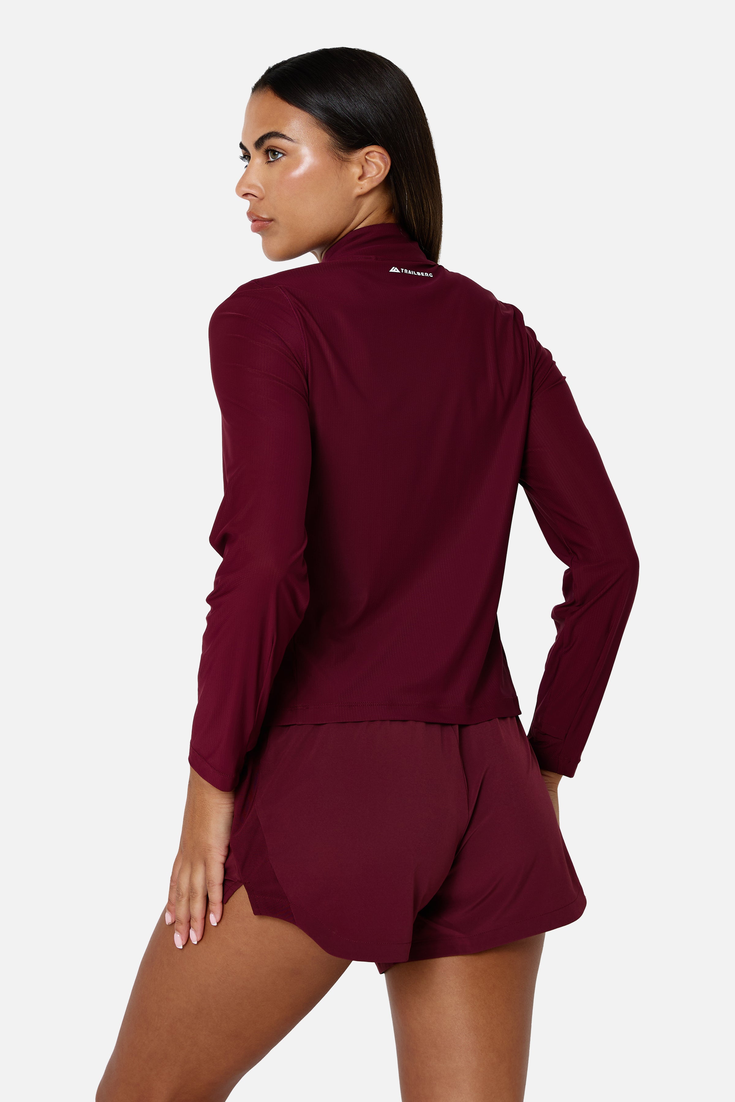 Womens Tide 1/4 Zip - Deep Claret