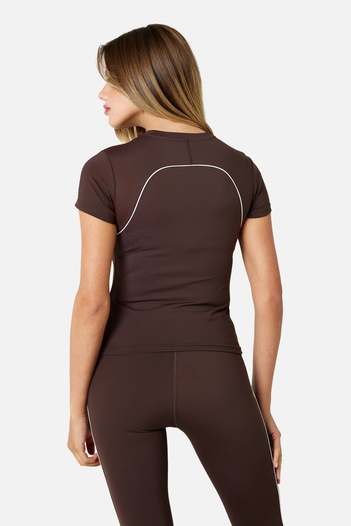 Womens Ignite Tee - Bitter Chocolate/Lunar Silk
