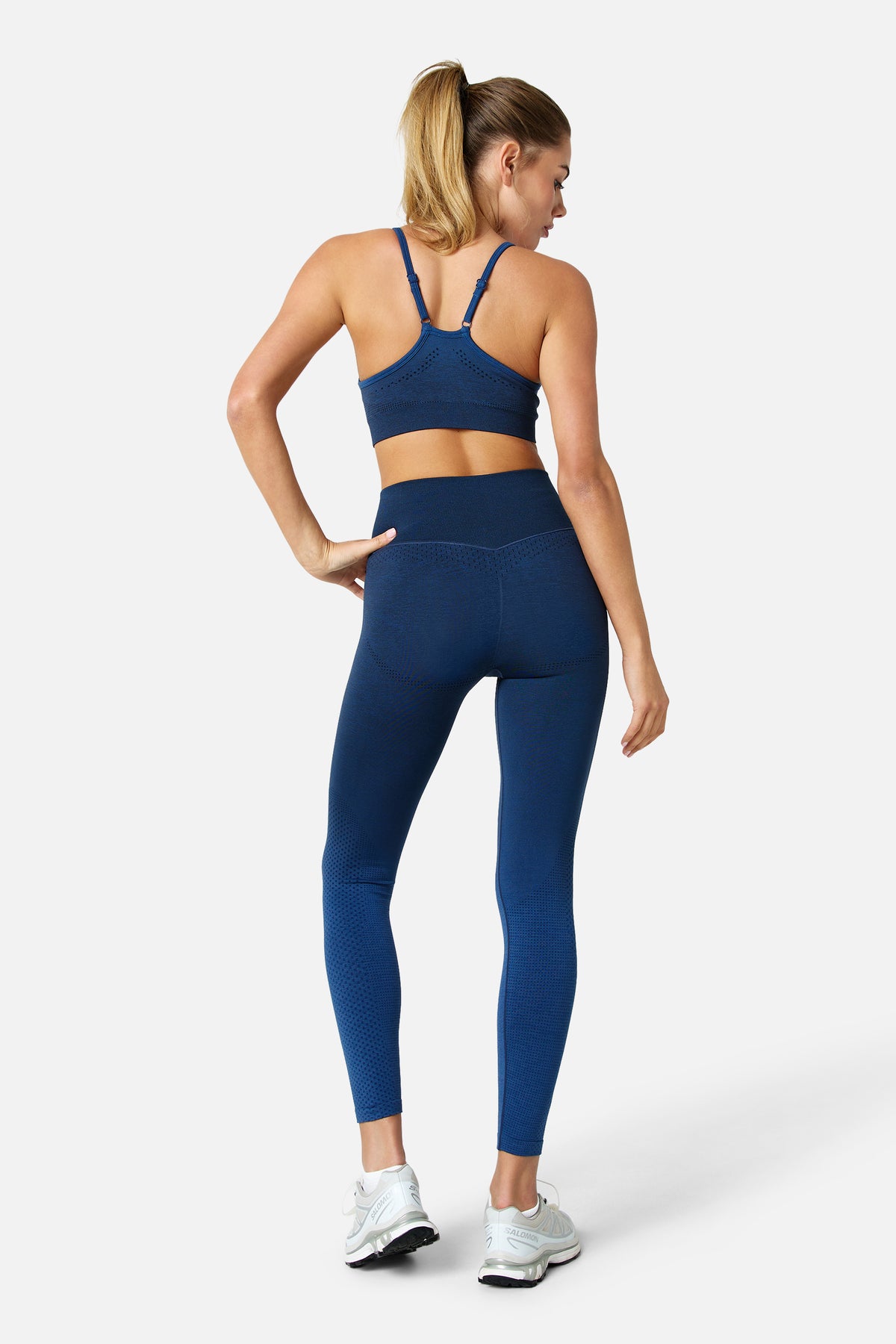 Womens Evocurve Seamless Legging - Storm Blue