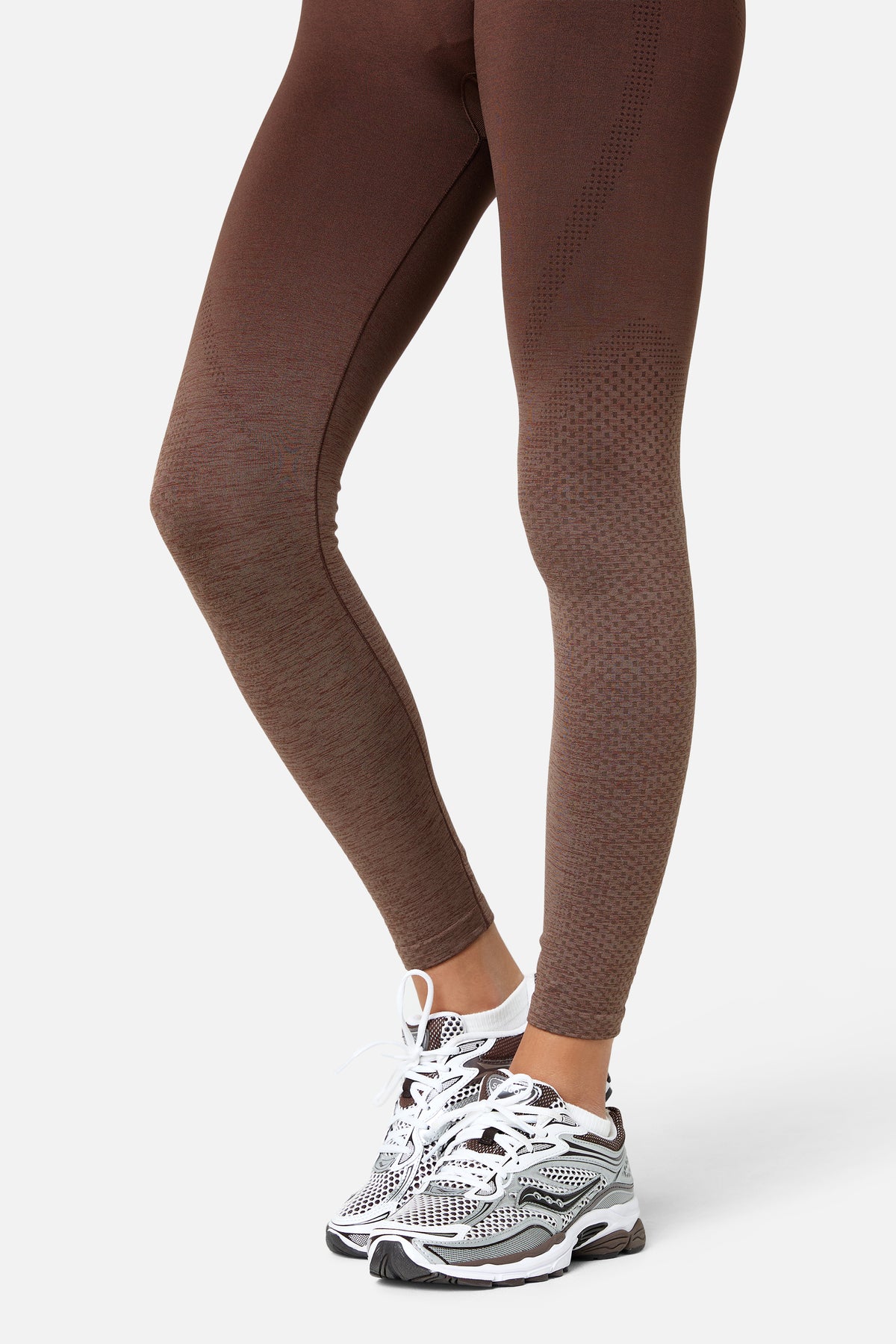 Womens Evocurve Seamless Legging - Bitter Chocolate