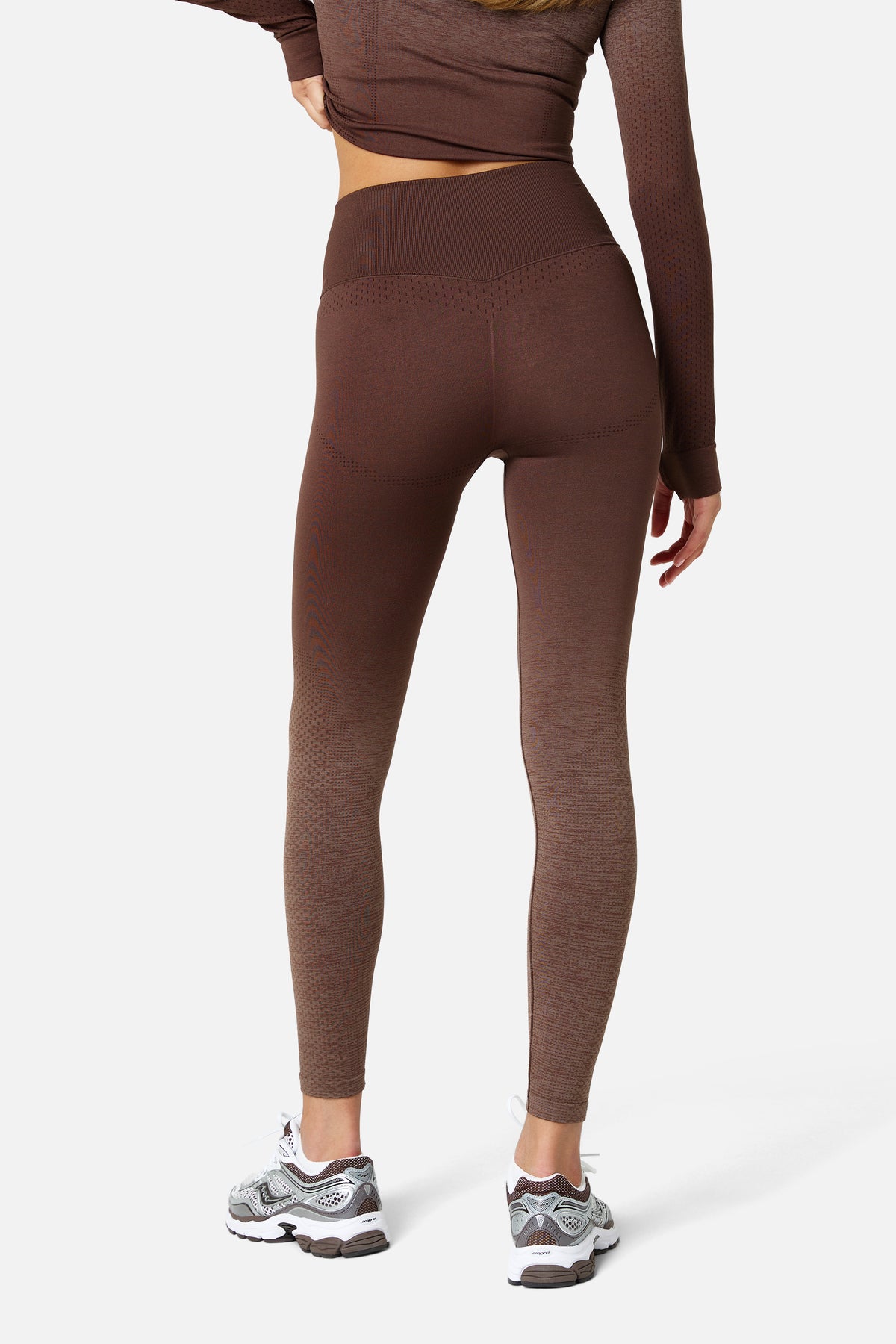 Womens Evocurve Seamless Legging - Bitter Chocolate