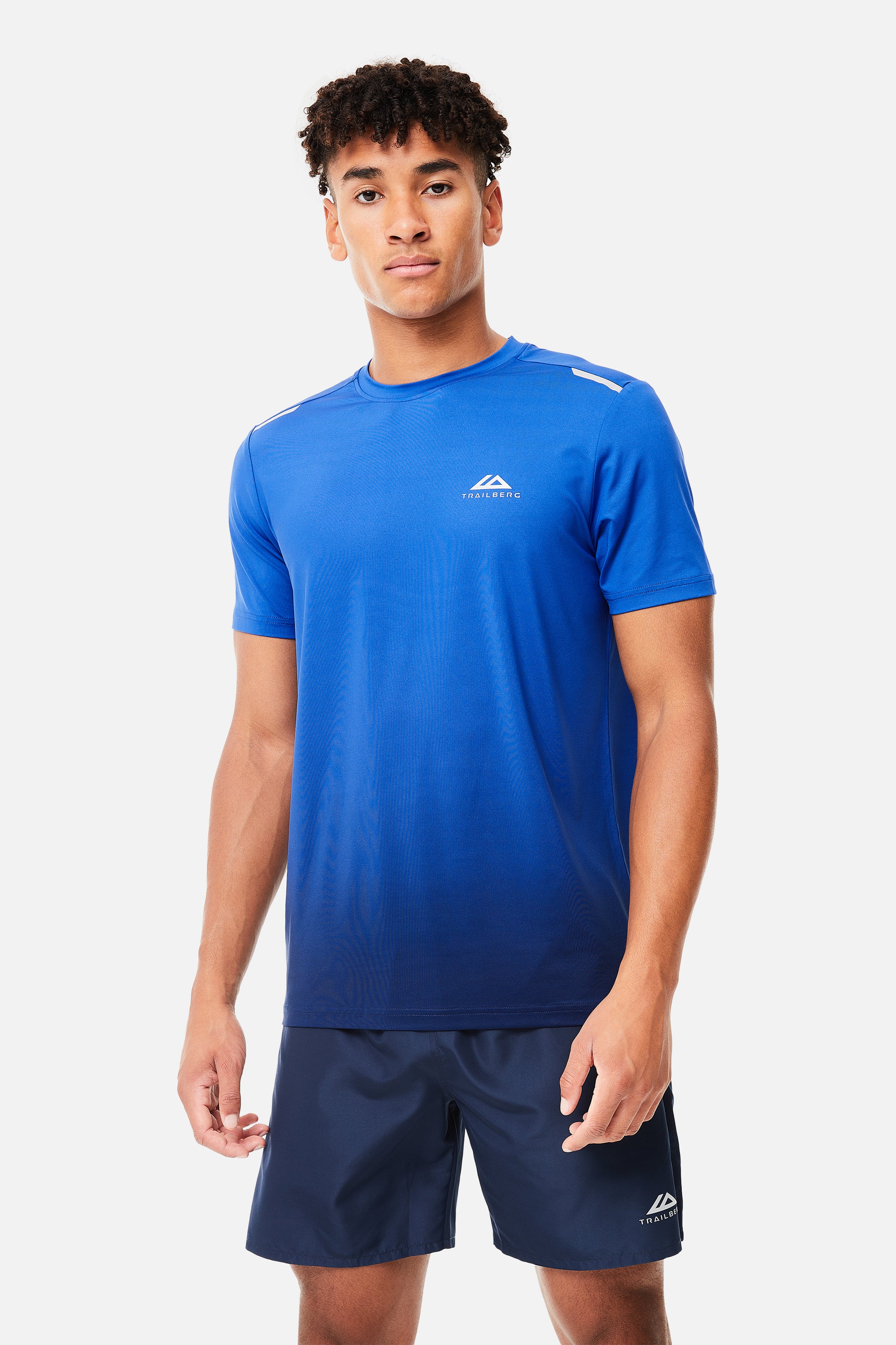 Gradient Tee - Navy/Cobalt