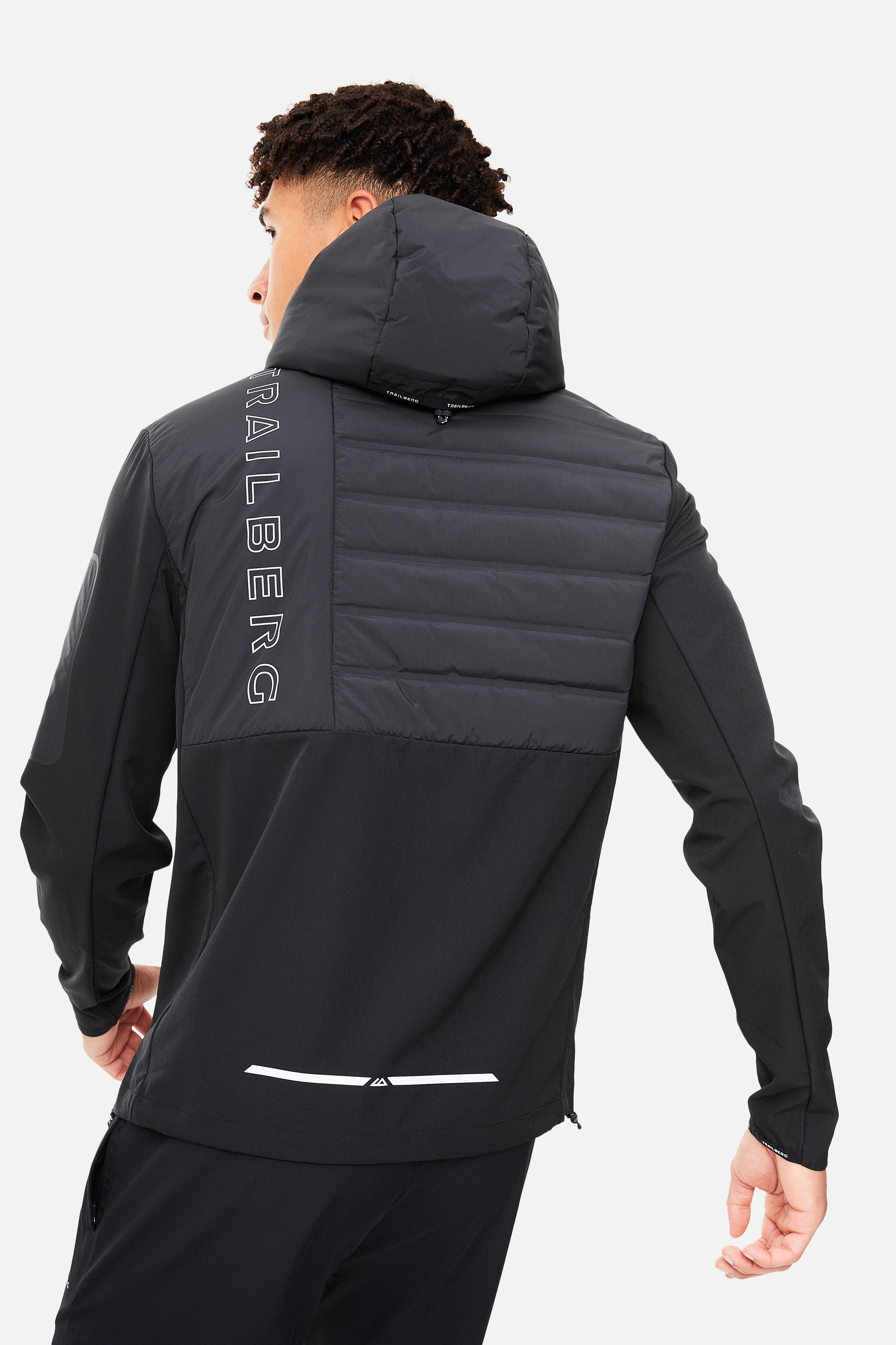 Rhine Hybrid Tech Tracksuit - Black