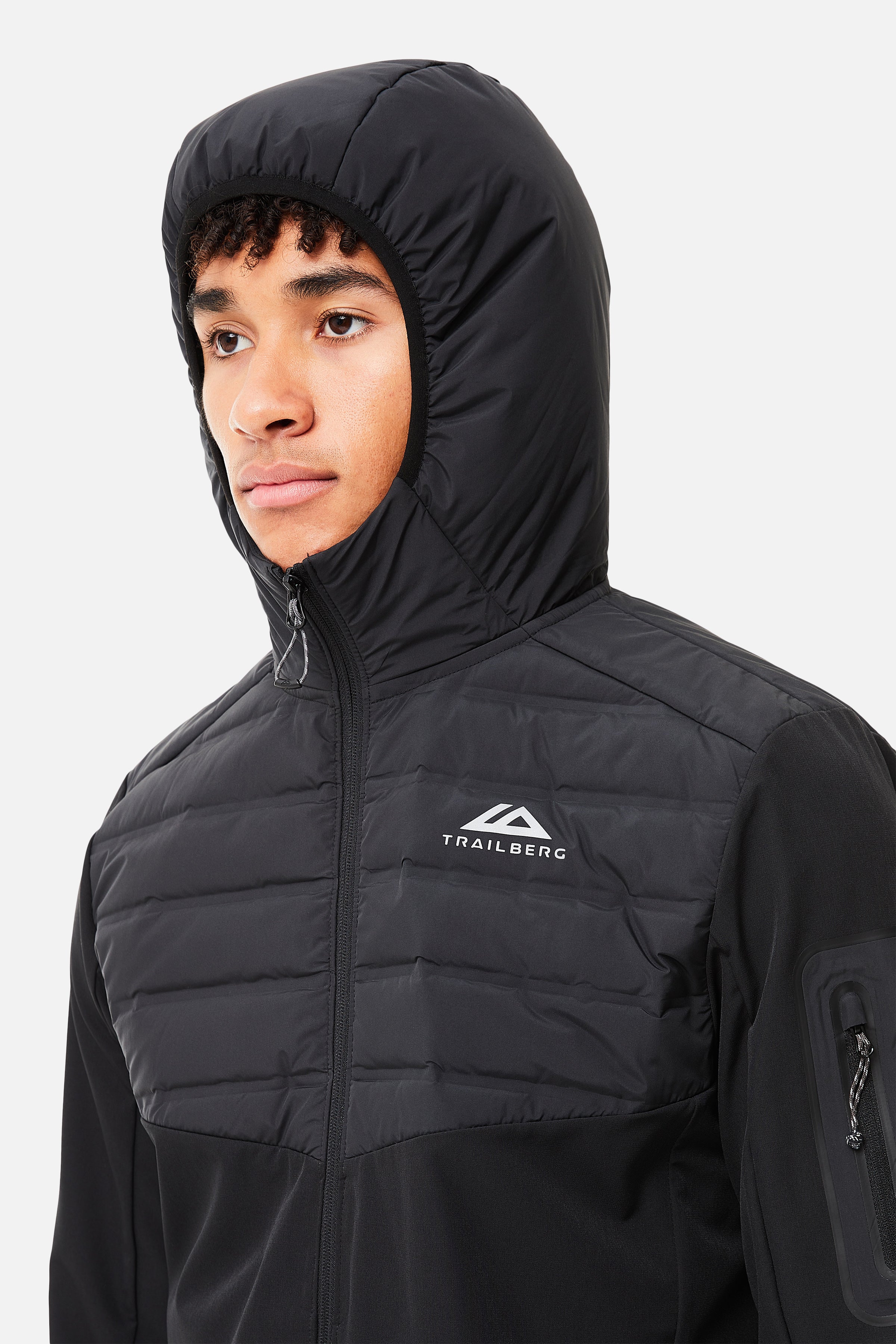 Rhine Hybrid Tech Tracksuit - Black