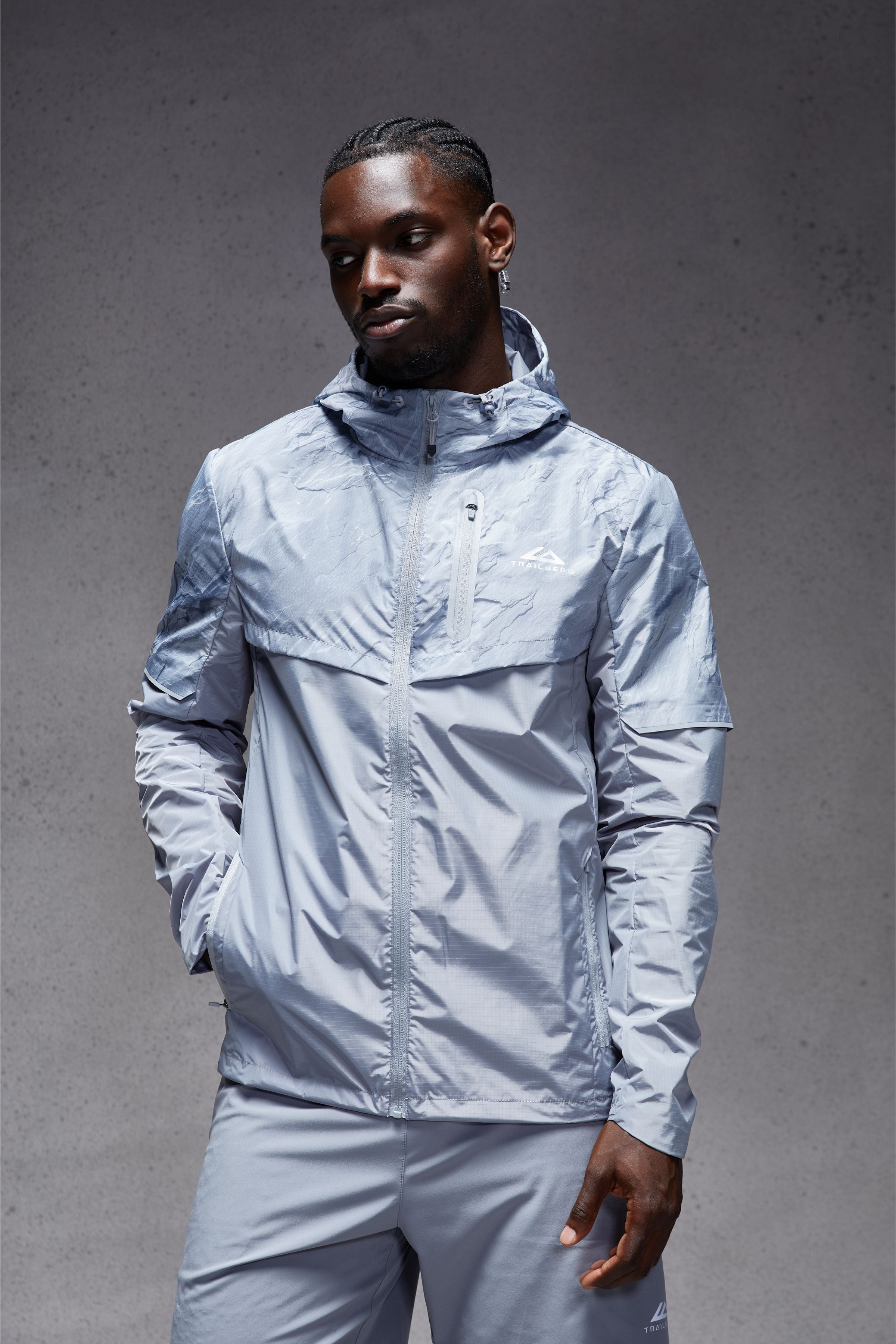 Slate Windbreaker - Frosted Fog