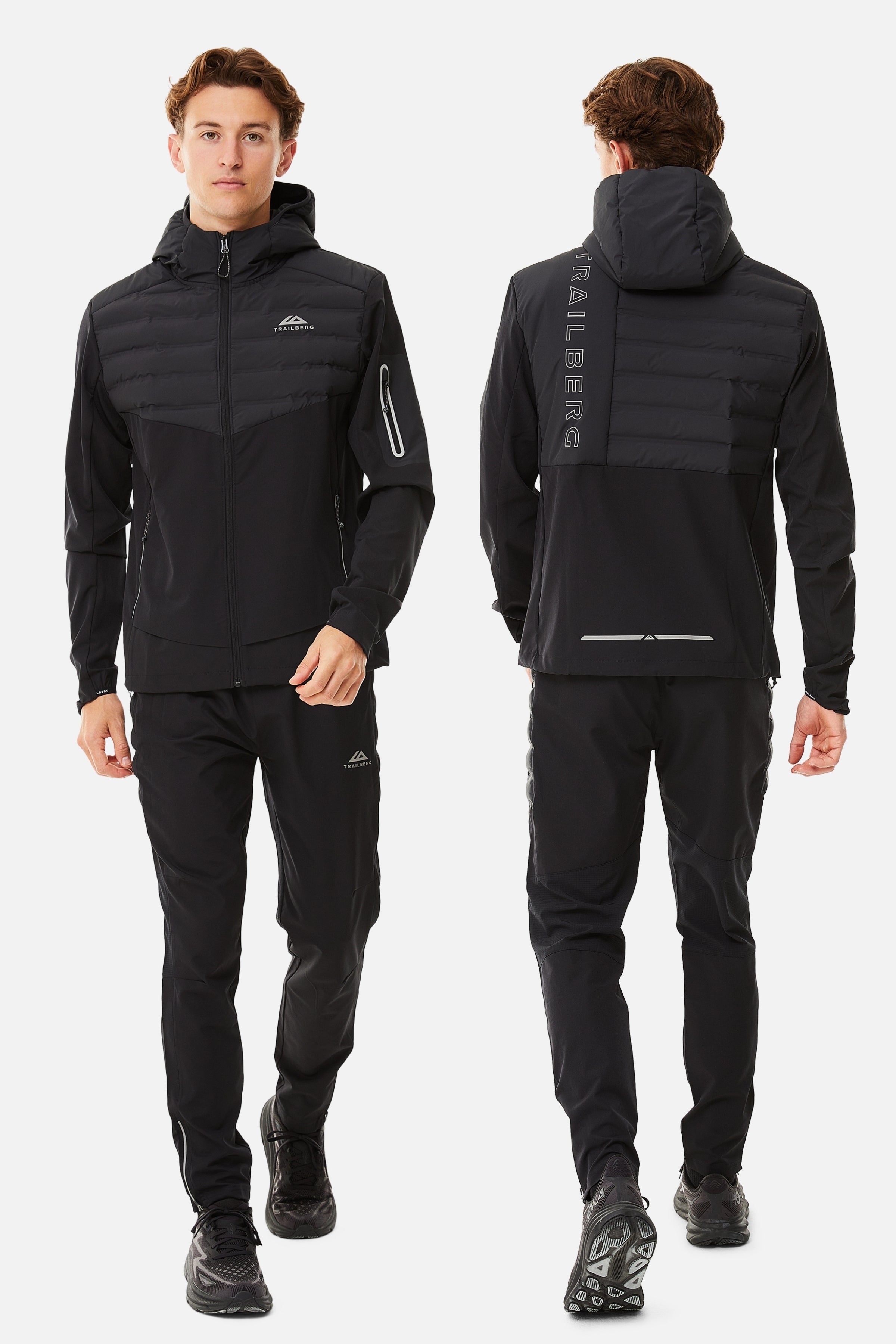 Rhine Hybrid Tracksuit - Black