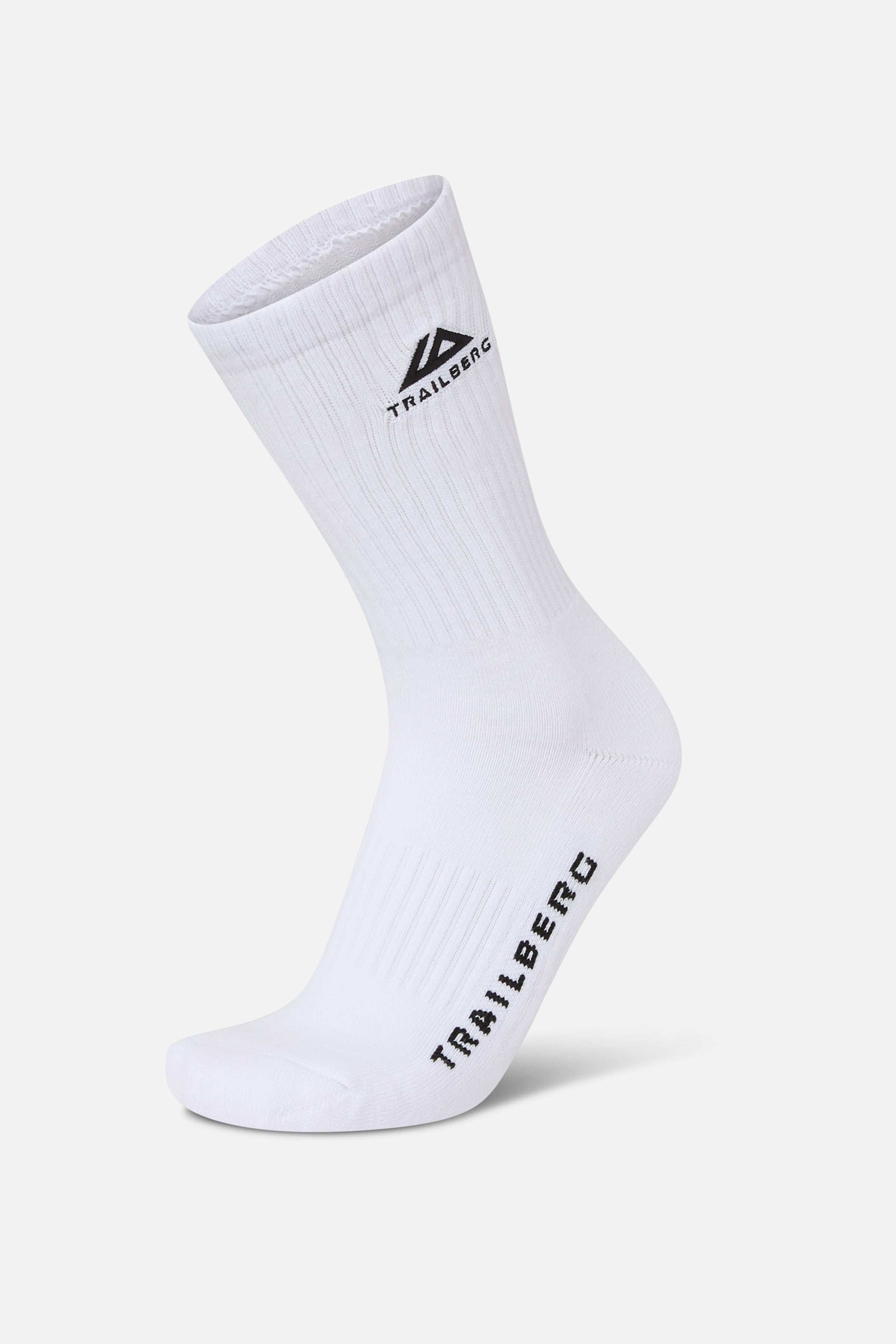 Edgebound 3 Pack Sock - White