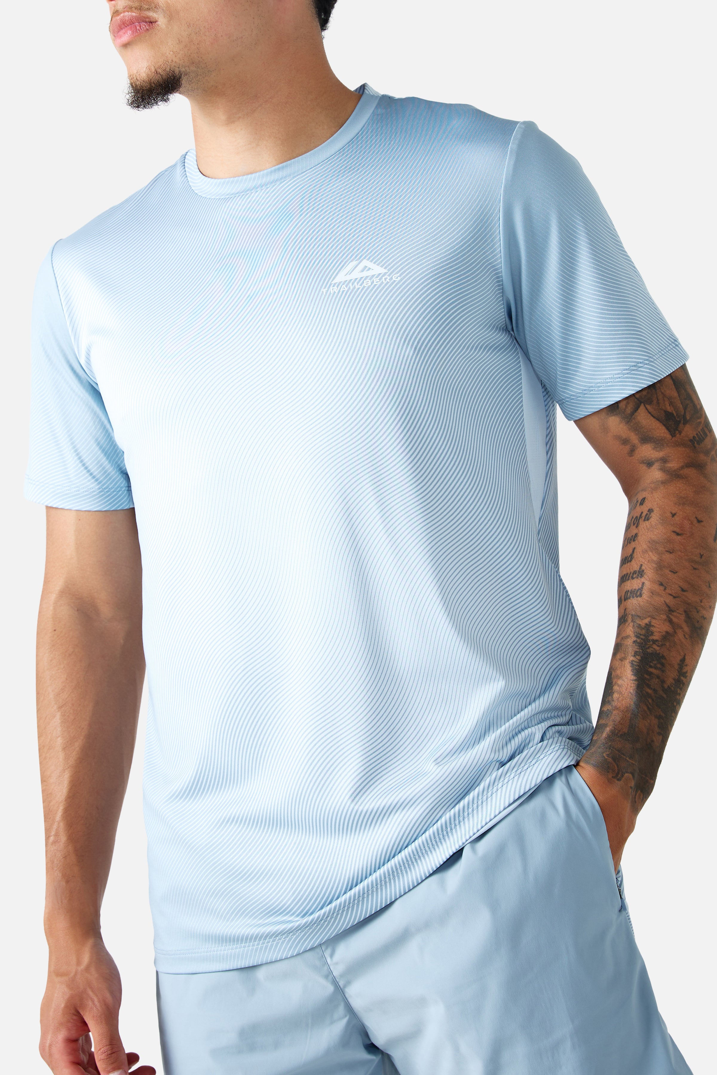 Wave Tee - Frosted Air/Skylar