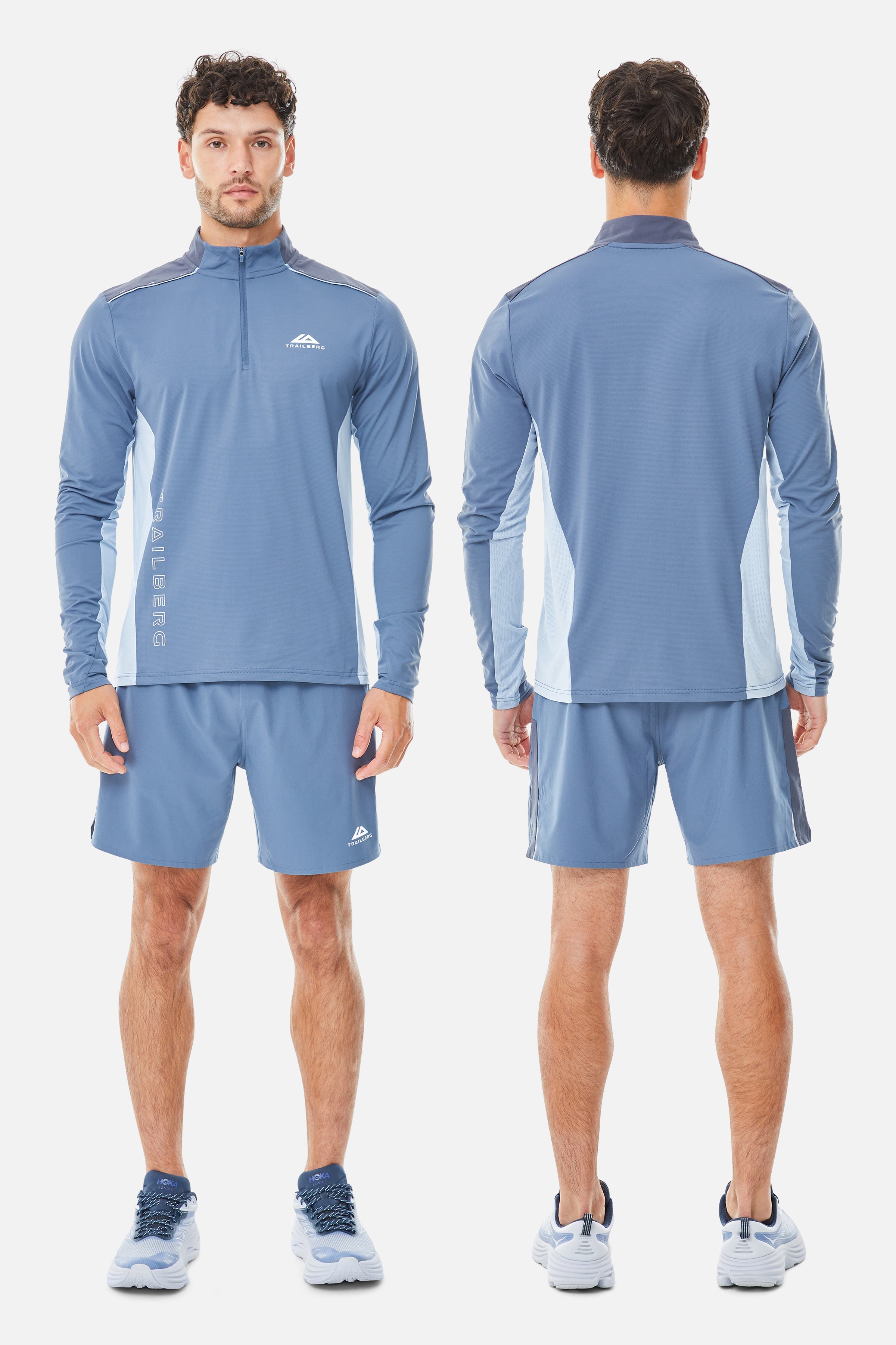 AW25 Triathlon Quarter Zip Twinset - Breeze/Eclipse Blue