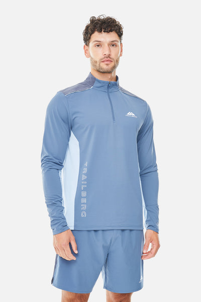 AW25 Triathlon 1/4 Zip - Breeze/Eclipse Blue/Blue Frost