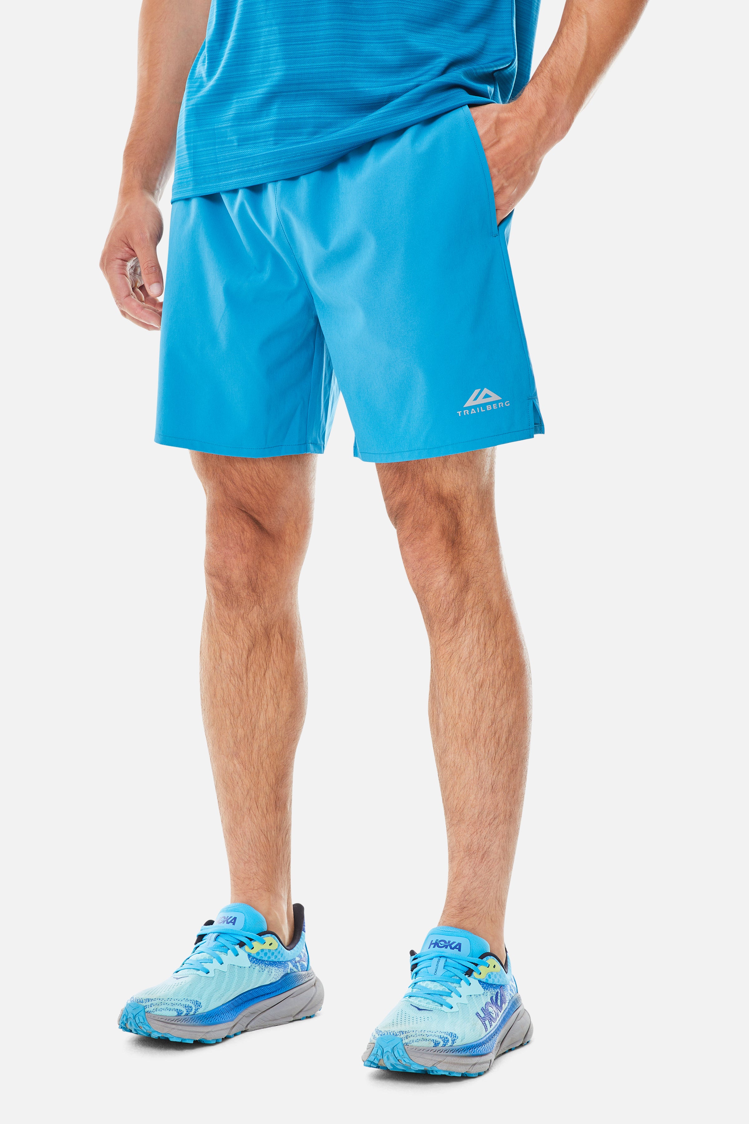 ウエイトトレーニング NARCIZO BLUE MARBLE 17\" SURF SHORTS Wrangler Men's & Big Men's Performance Side Elastic Waist
