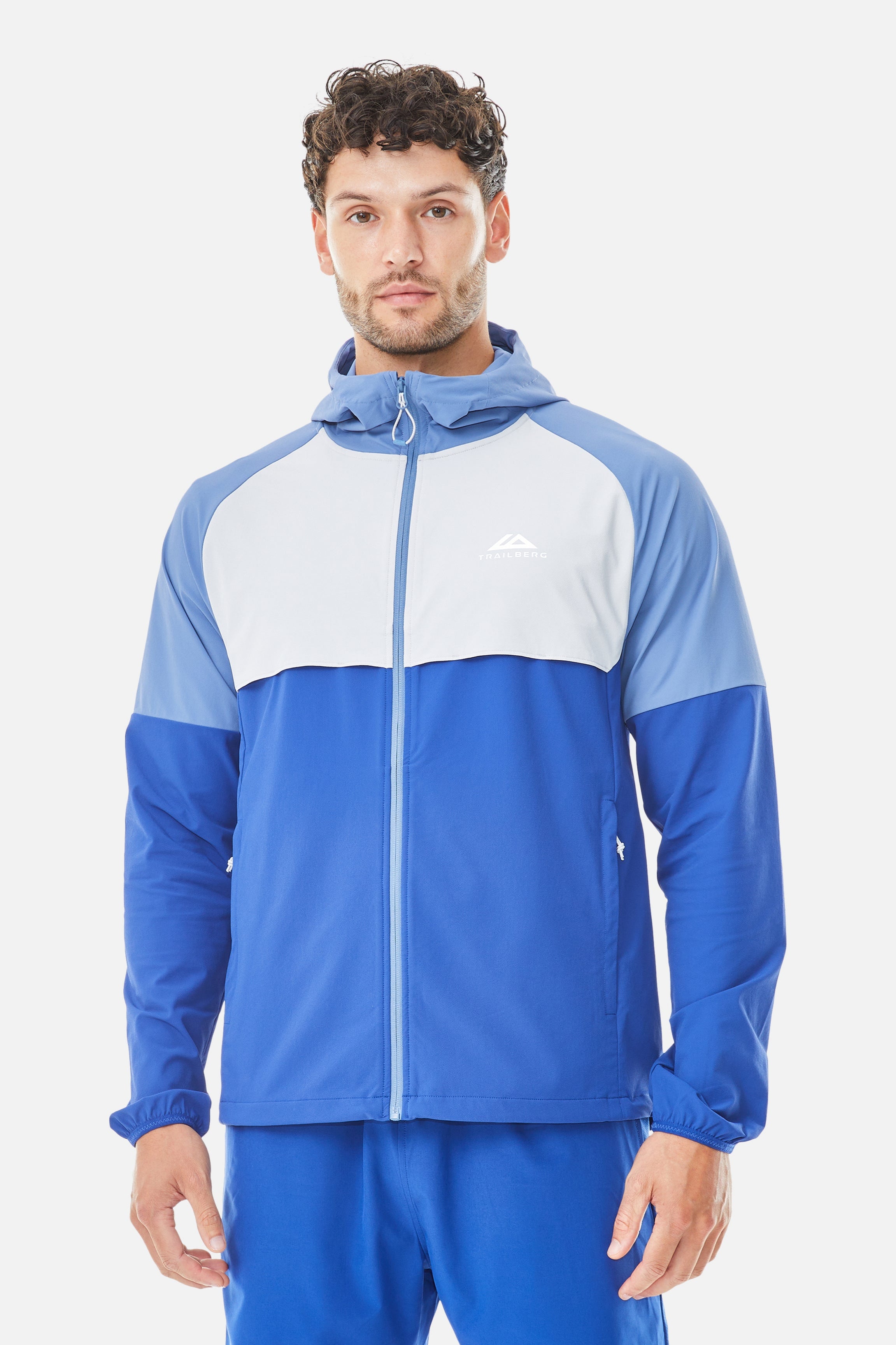 Vista Windbreaker - Space Blue/Blue Essence/Pixel Grey