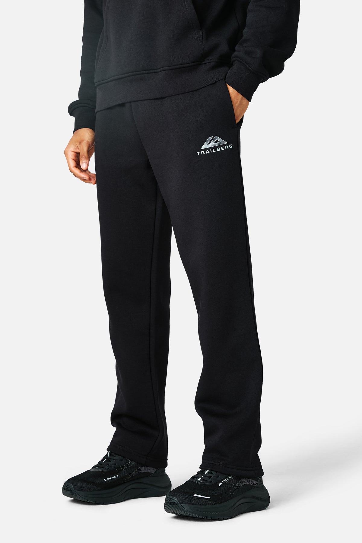 Dot Logo Jogger - Black