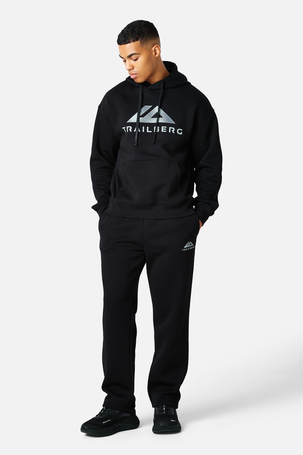 Dot Logo Tracksuit - Black