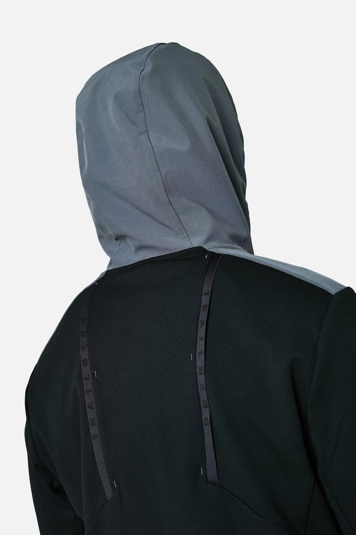 Triathlon Ultra Fleece Zip Hood - Black/Graphite Grey