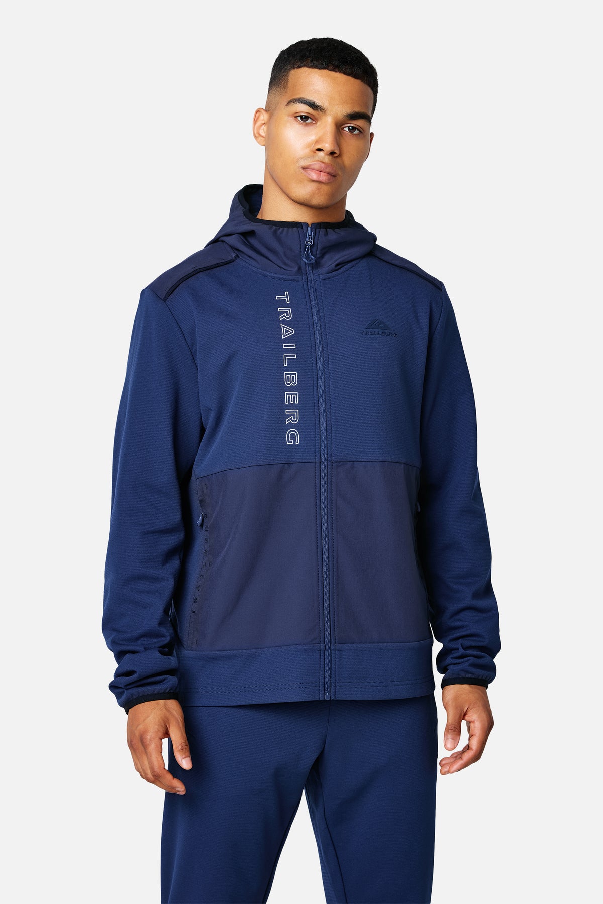 Triathlon Ultra Fleece Zip Hood - Shadowcore/Midnight Blue