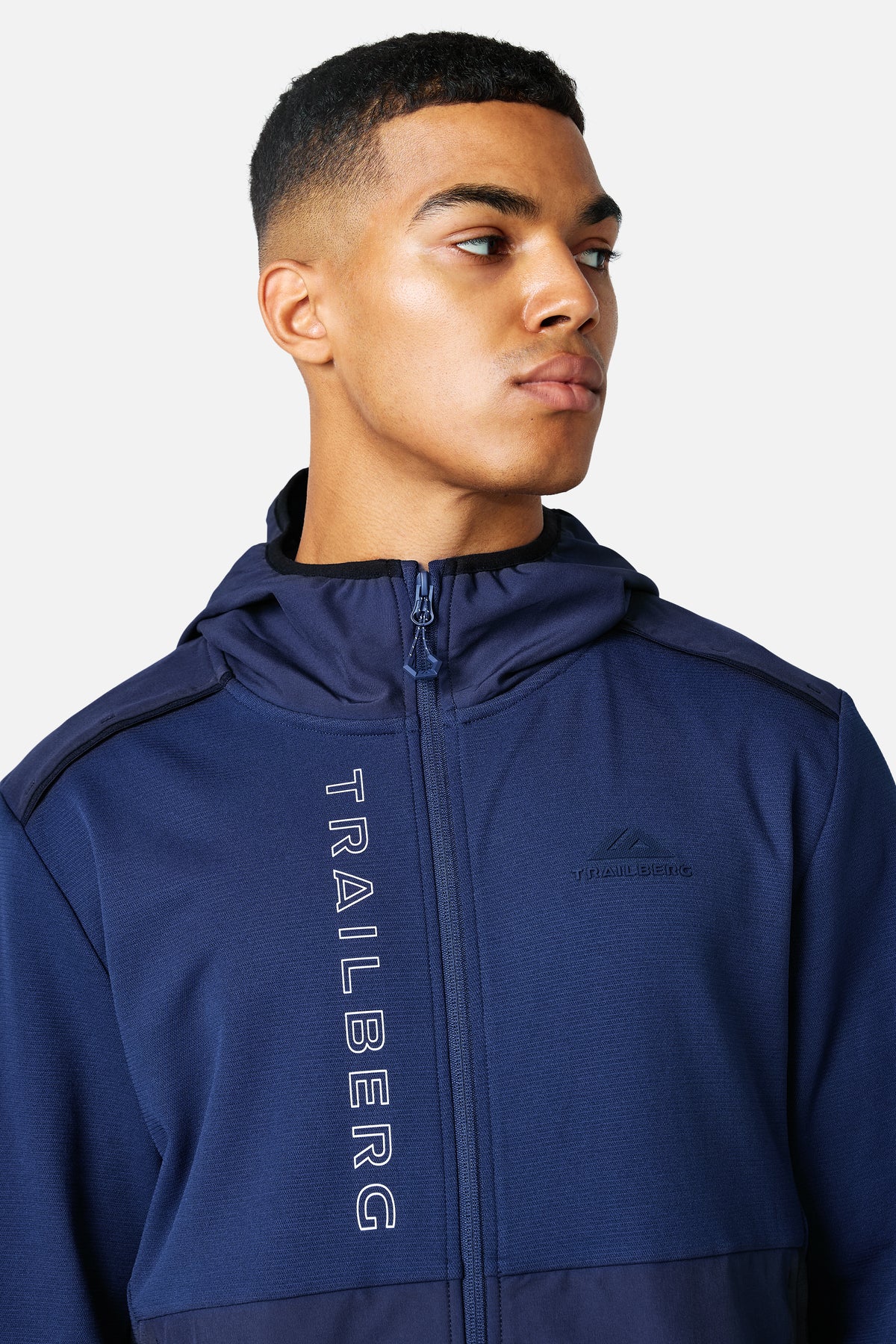 Triathlon Ultra Fleece Zip Hood - Shadowcore/Midnight Blue
