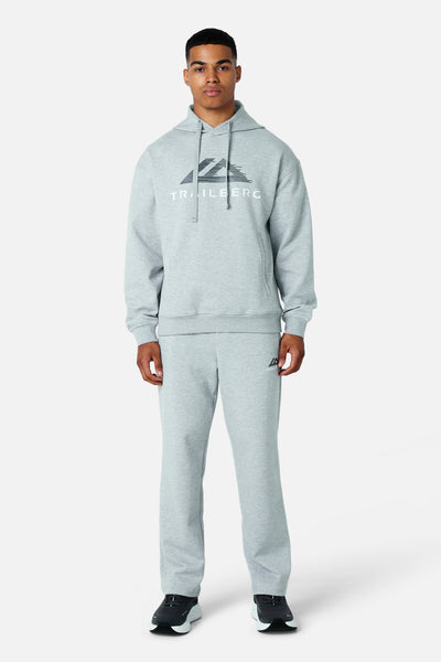 Glitch Logo Tracksuit - Grey Marl