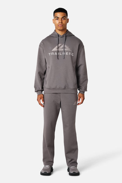 Glitch Logo Tracksuit - Iron Smoke