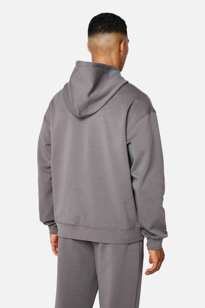 Glitch Logo Hood - Iron Smoke