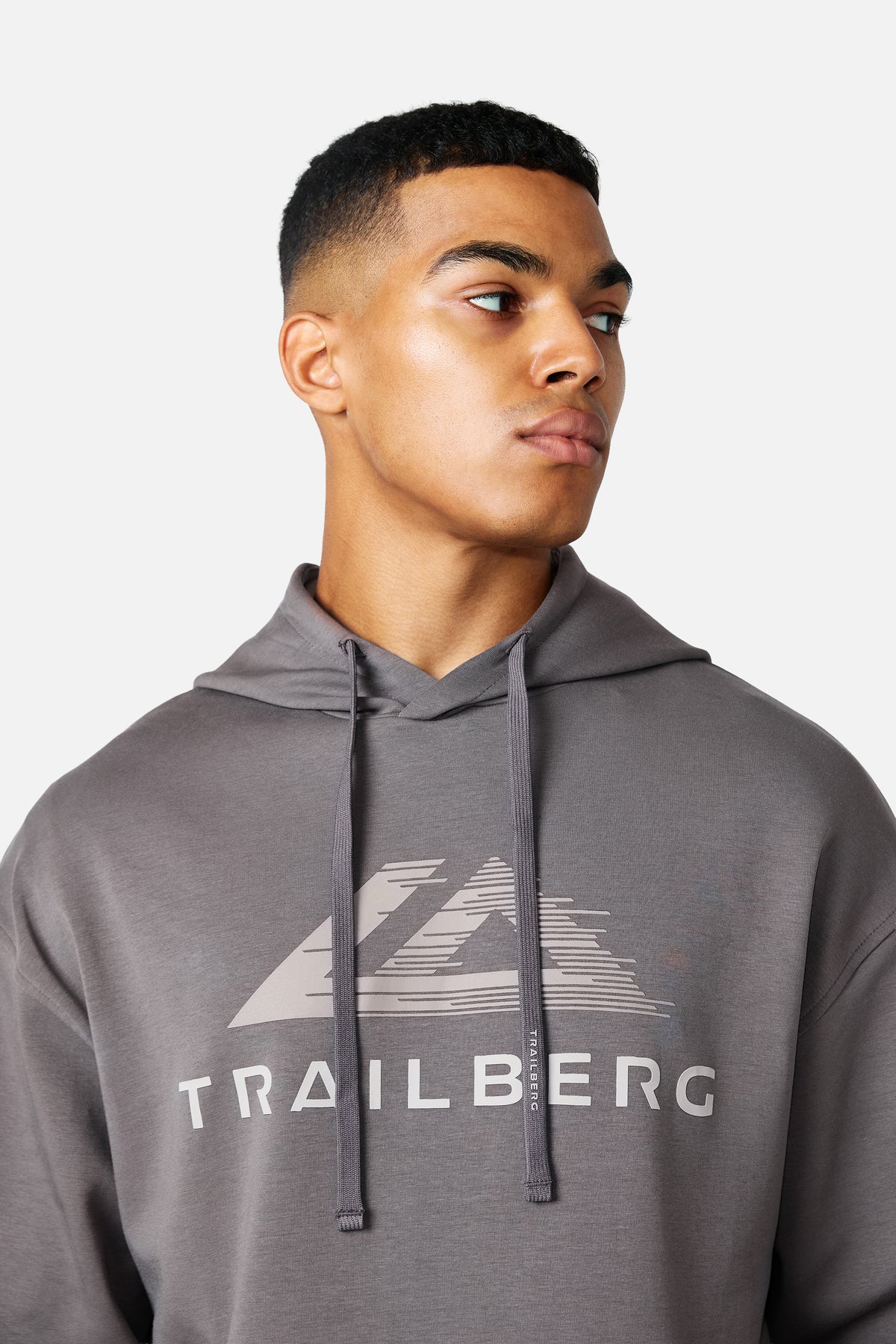 Glitch Logo Tracksuit - Iron Smoke