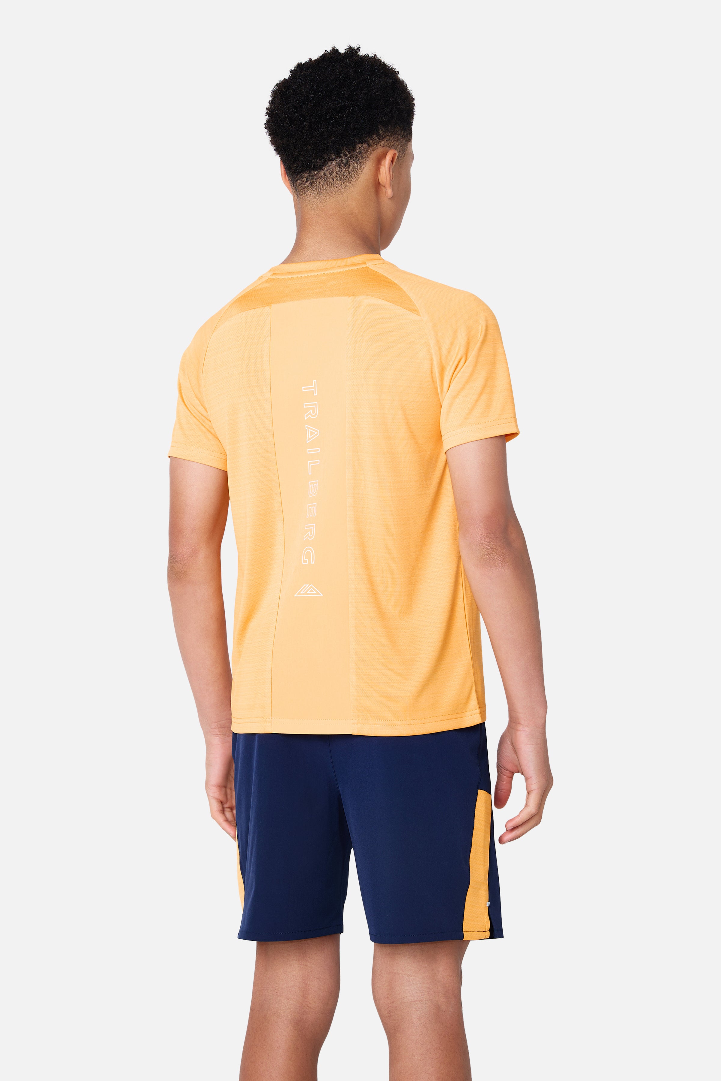 Boys Cloud 2.0 Short - Navy Blue/Orange Glow