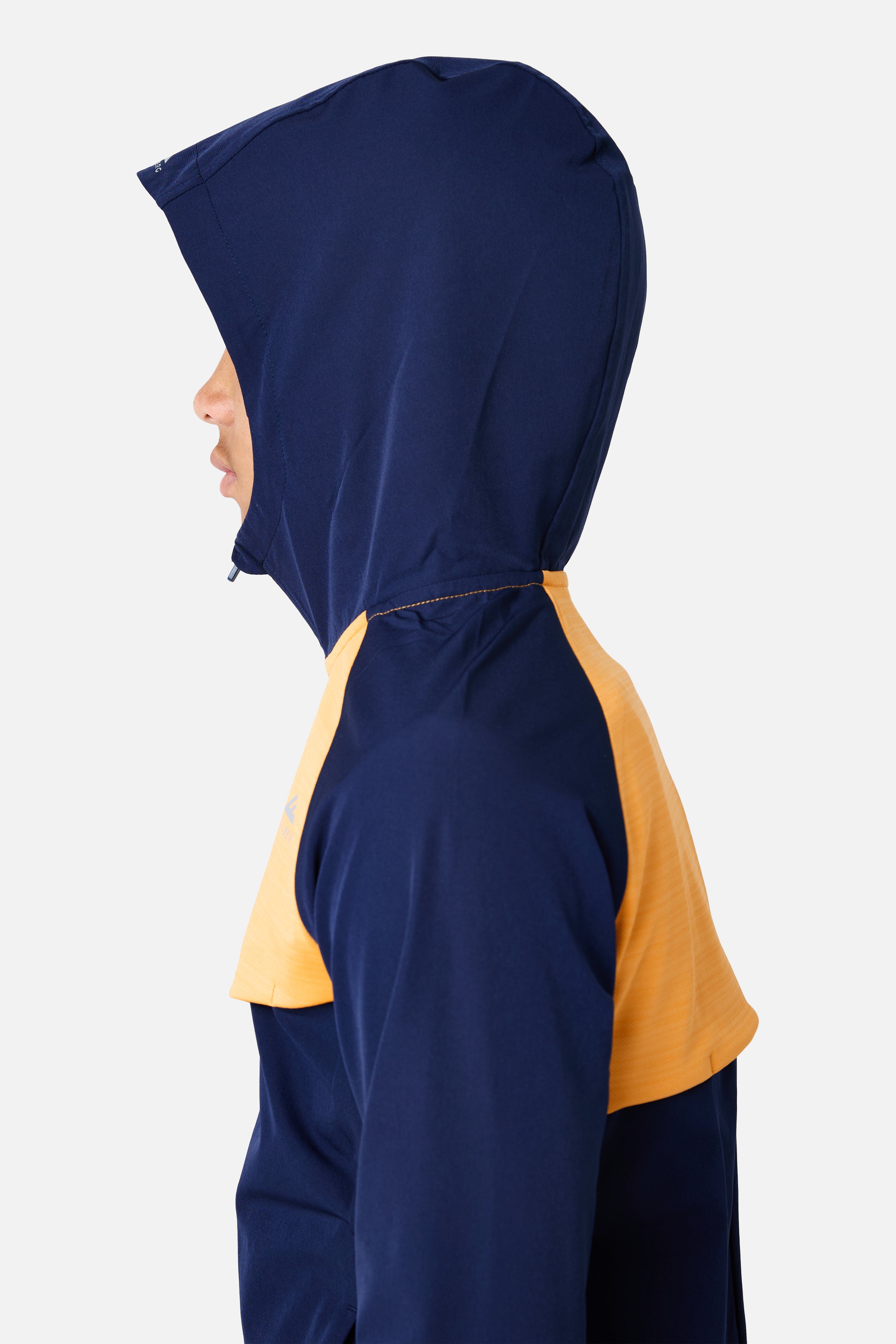 Boys Cloud 2.0 Hood - Orange Glow/Navy Blue