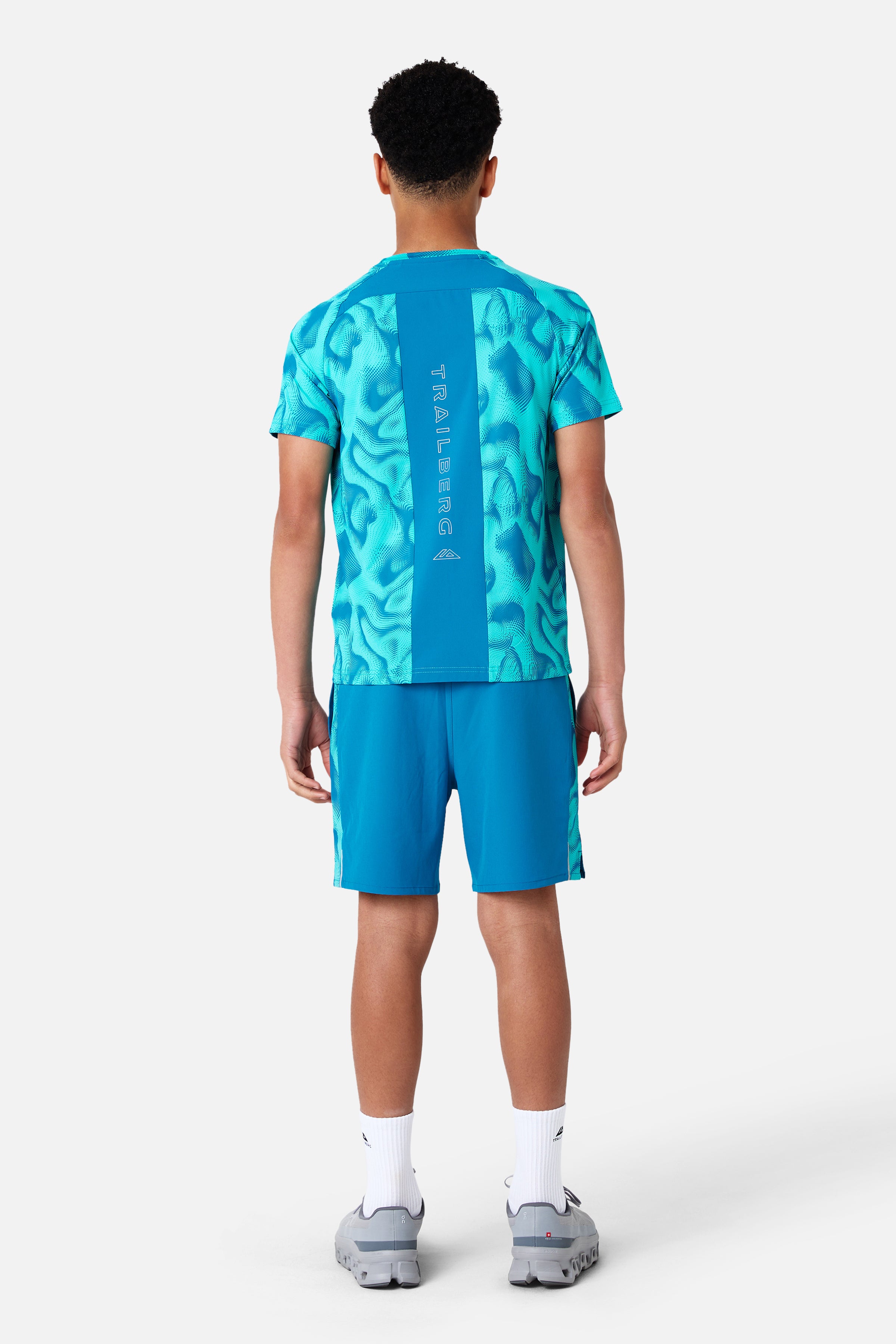 Boys Kinetic Tee - Ocean Spray/Tropical Depths