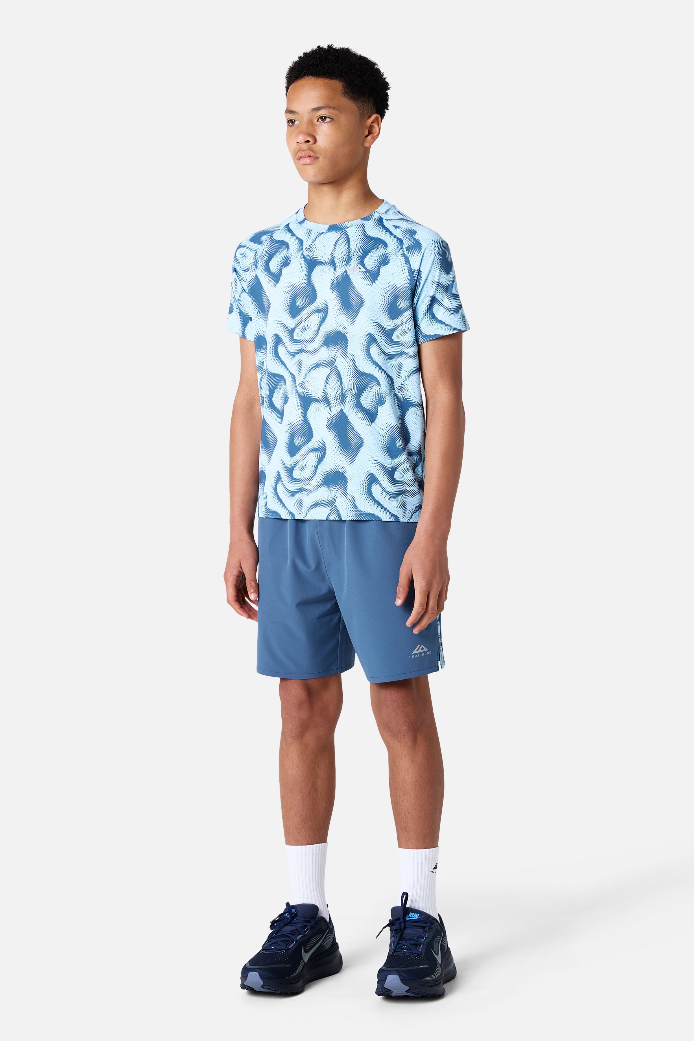 Boys Kinetic Short - Breeze/Dove Blue