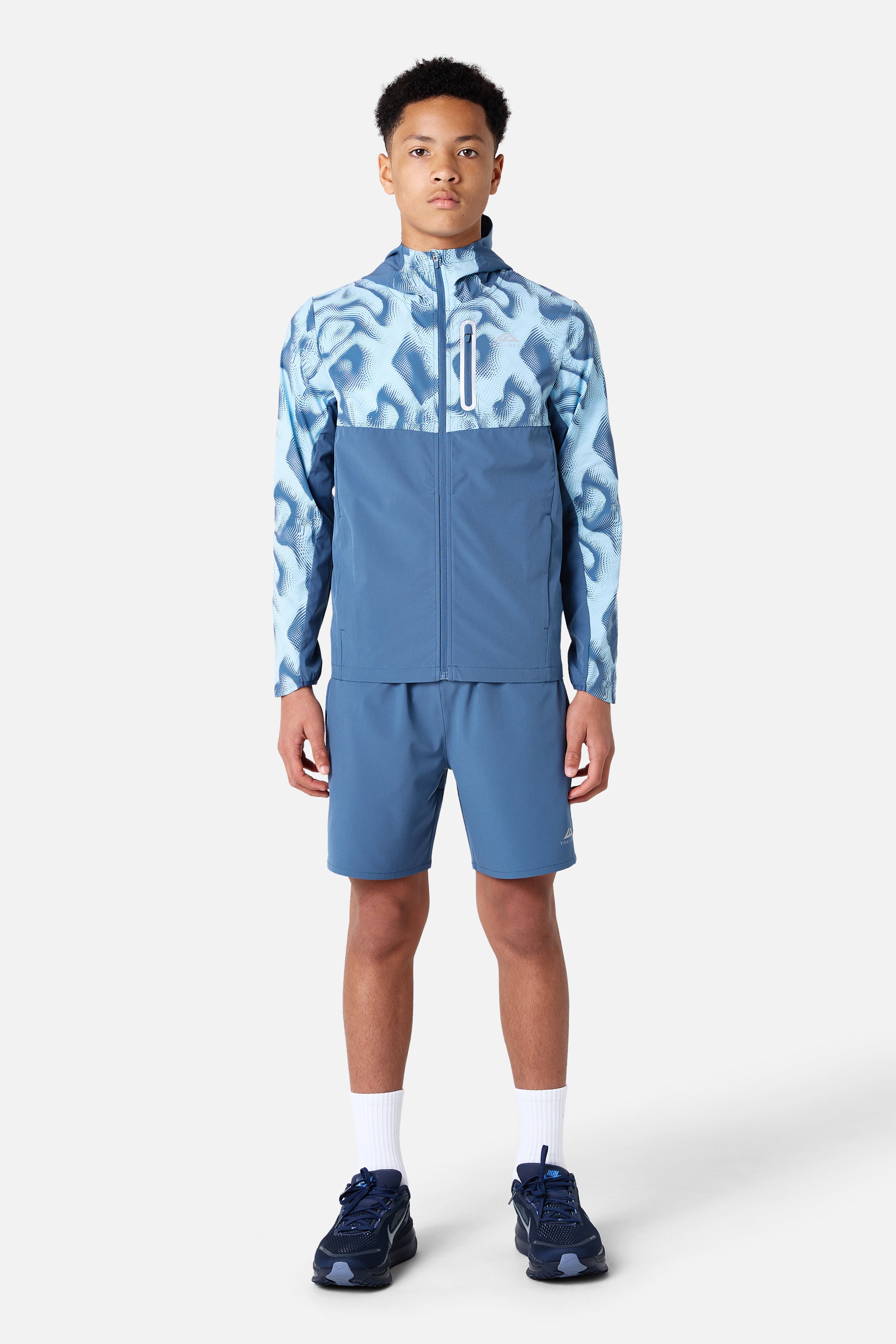 Boys Kinetic Windbreaker - Breeze/Dove Blue
