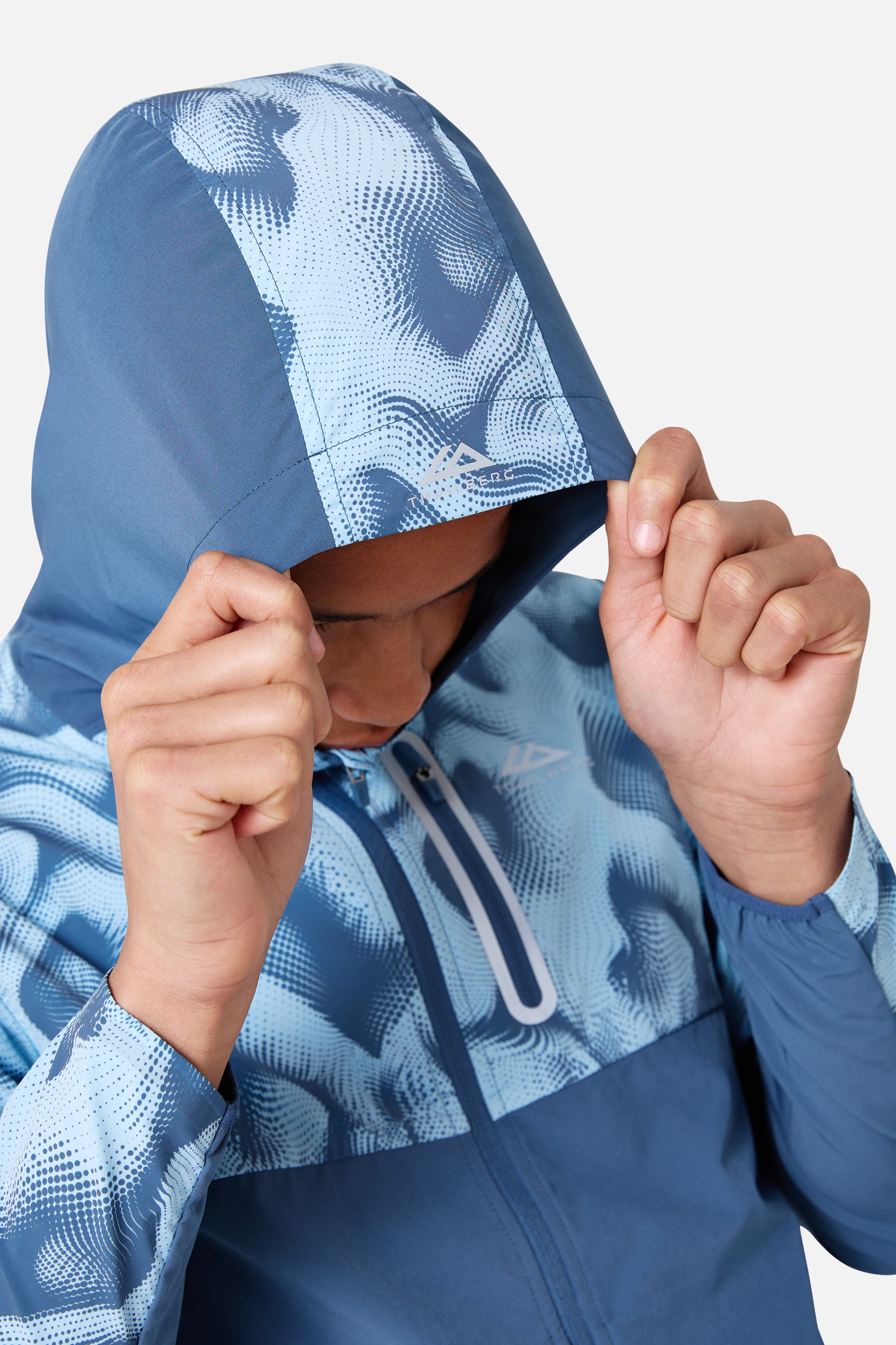 Boys Kinetic Windbreaker - Breeze/Dove Blue