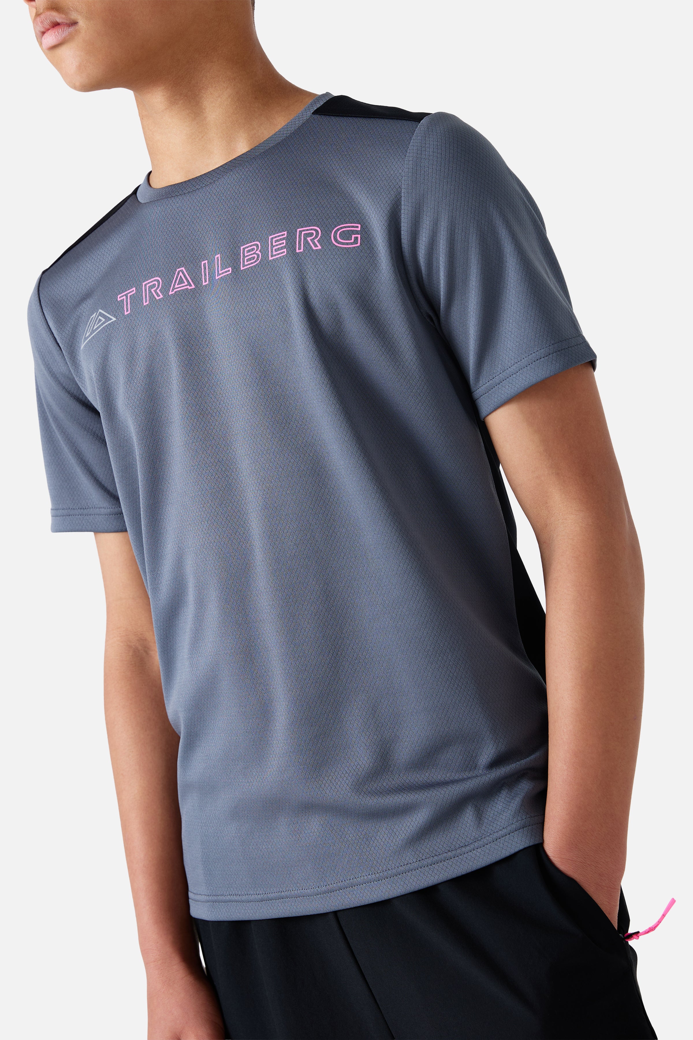 Boys Triathlon 4.0 Tee - Storm Grey/Black