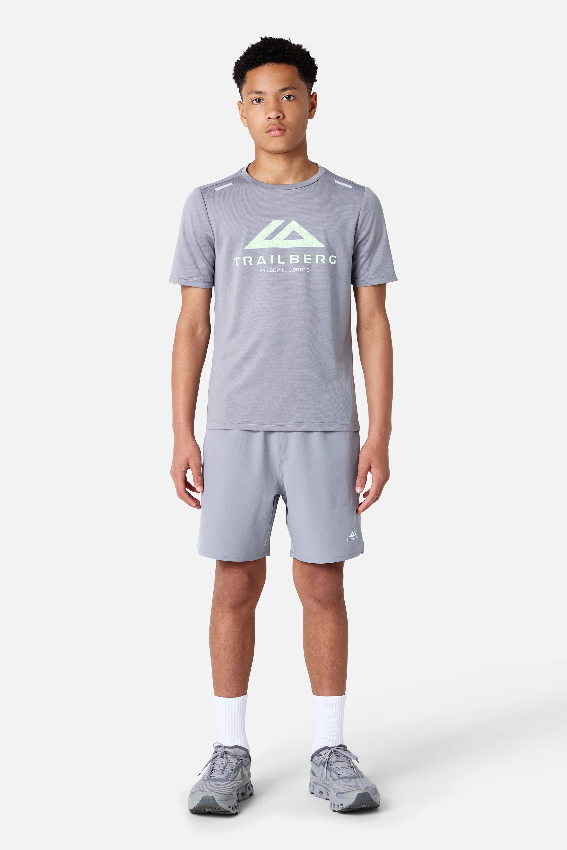 Boys Flex Tee - Moon Grey