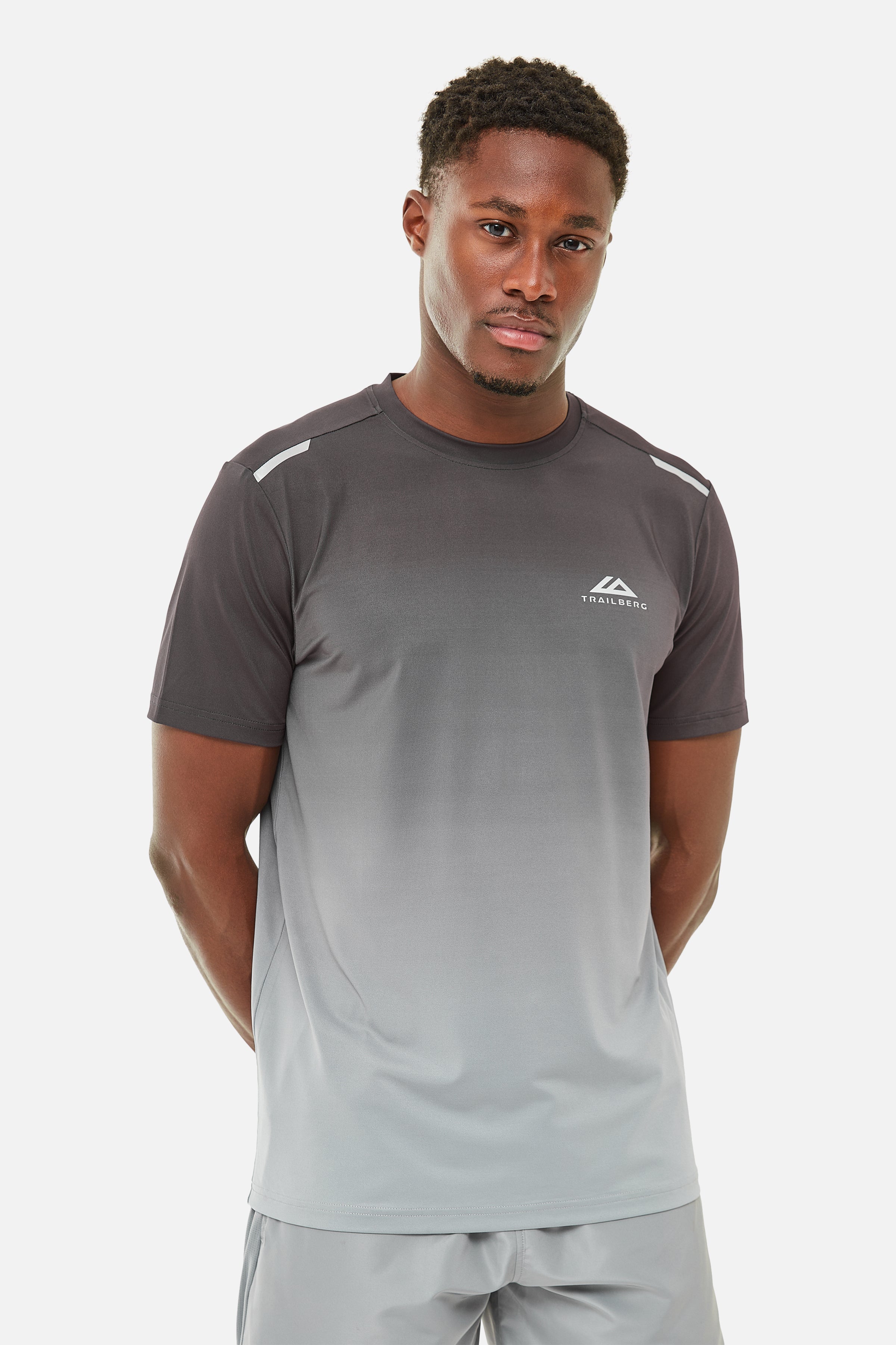 Gradient Tee - Black/Grey