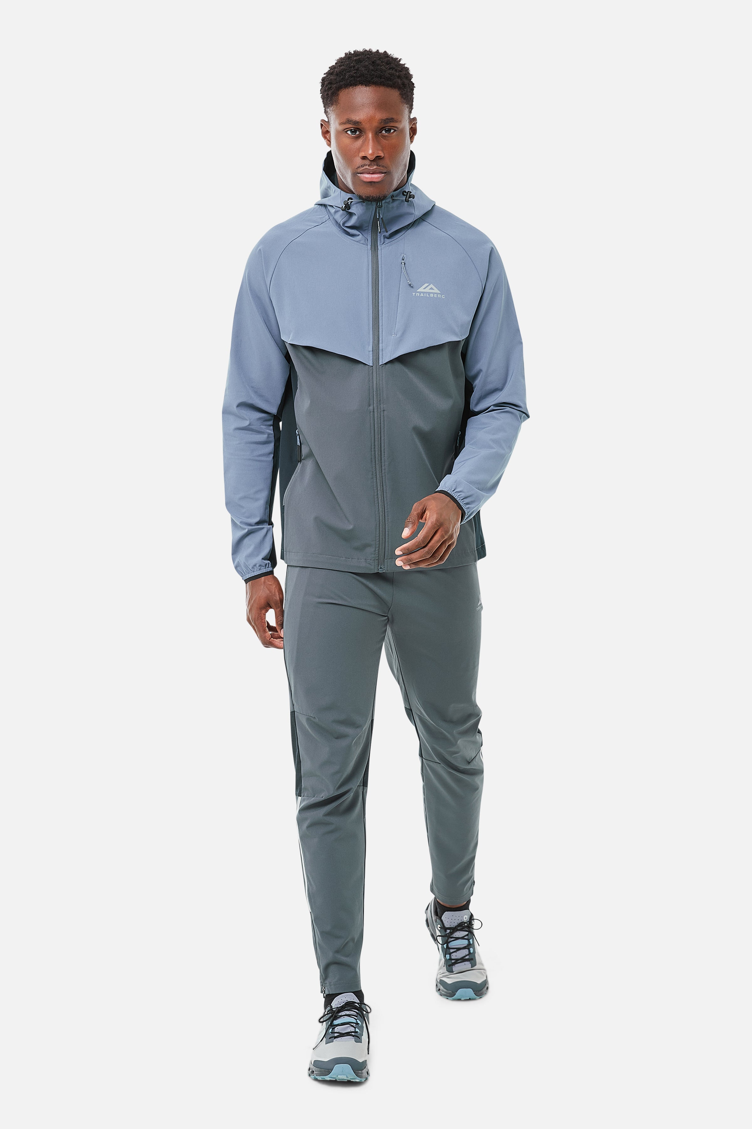 Tricolour Pant - Blue