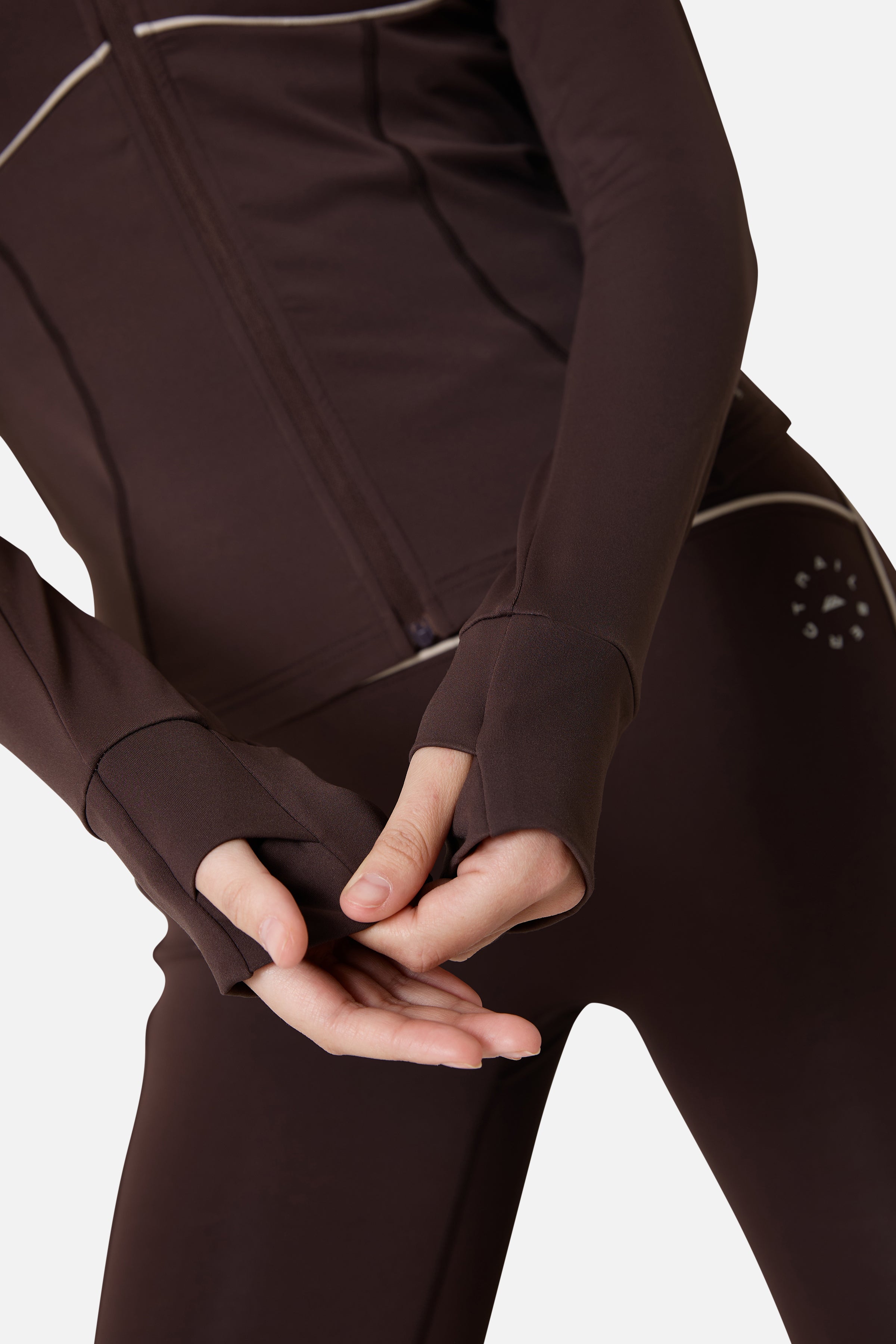 Womens Drift Track Jacket - Bitter Chocolate