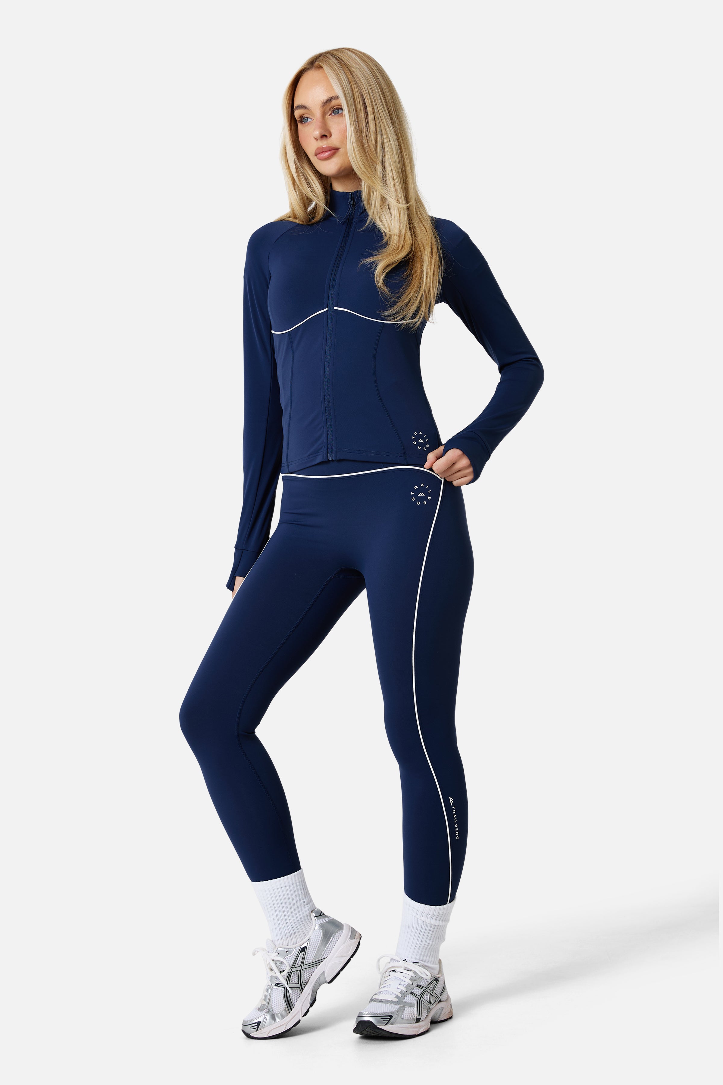 Womens Drift Track Jacket - Indigo Blue