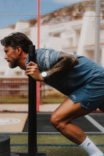 Arc Seamless Tee - Breeze/Storm Blue/Skylar/White