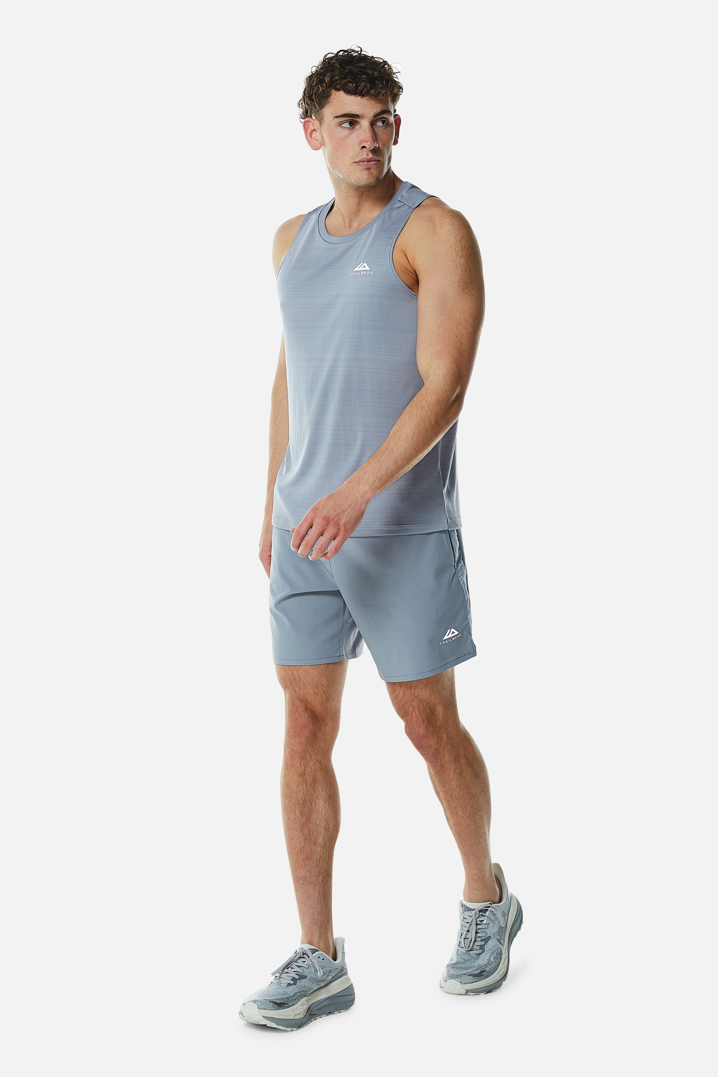 SS25 Cloud Slate Vest Twinset - Frosted Fog