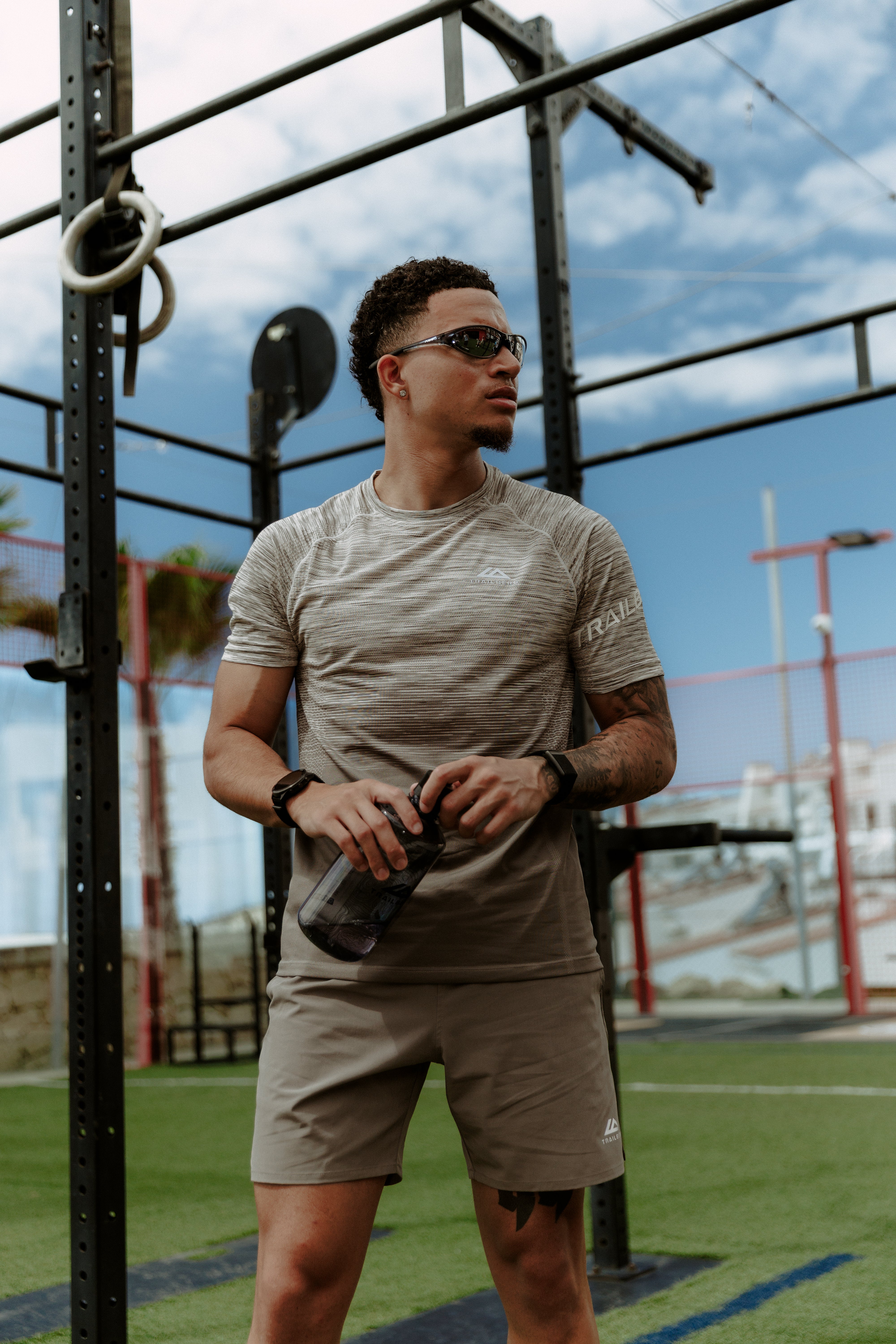 Arc Seamless Tee - Mocha/Pebblestone/Frosted Ridge