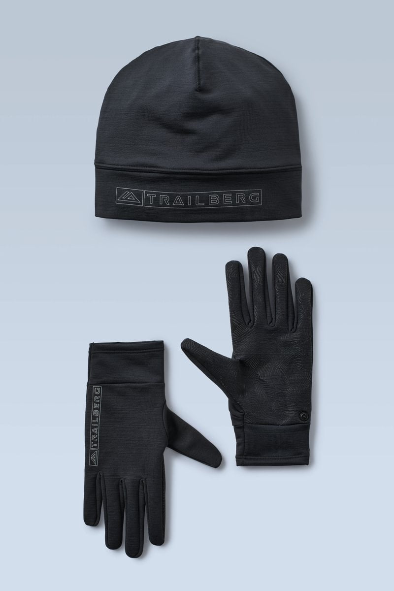 Nova Toque/Glove Set - Black