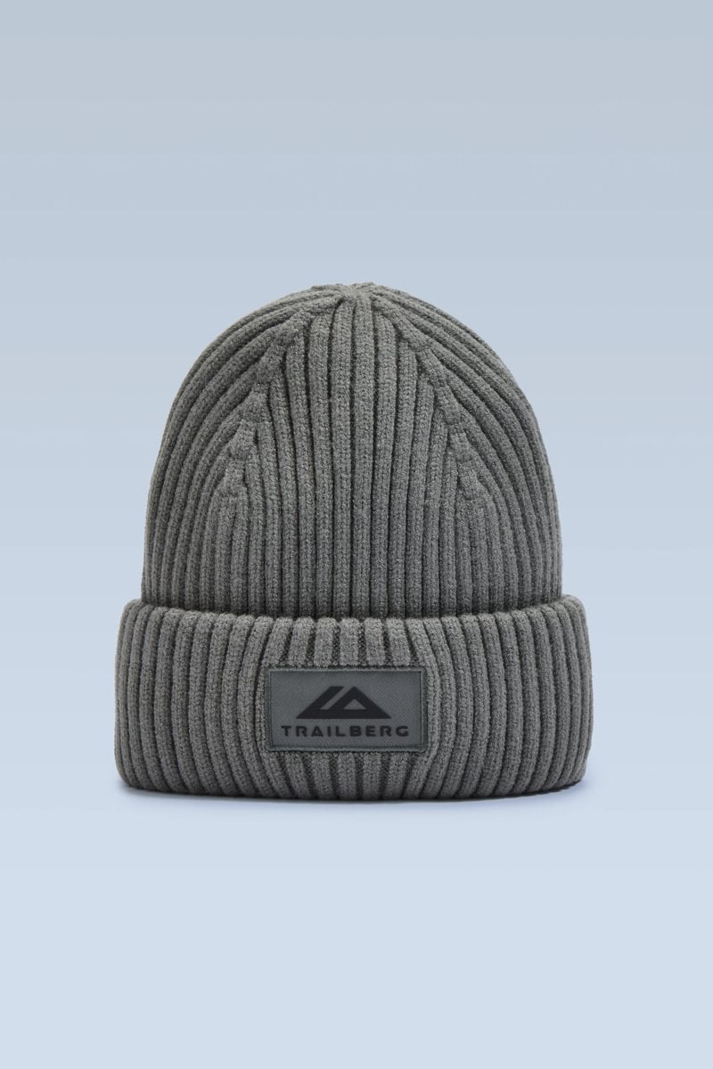 Overland Beanie Hat - Volcano Grey/Black