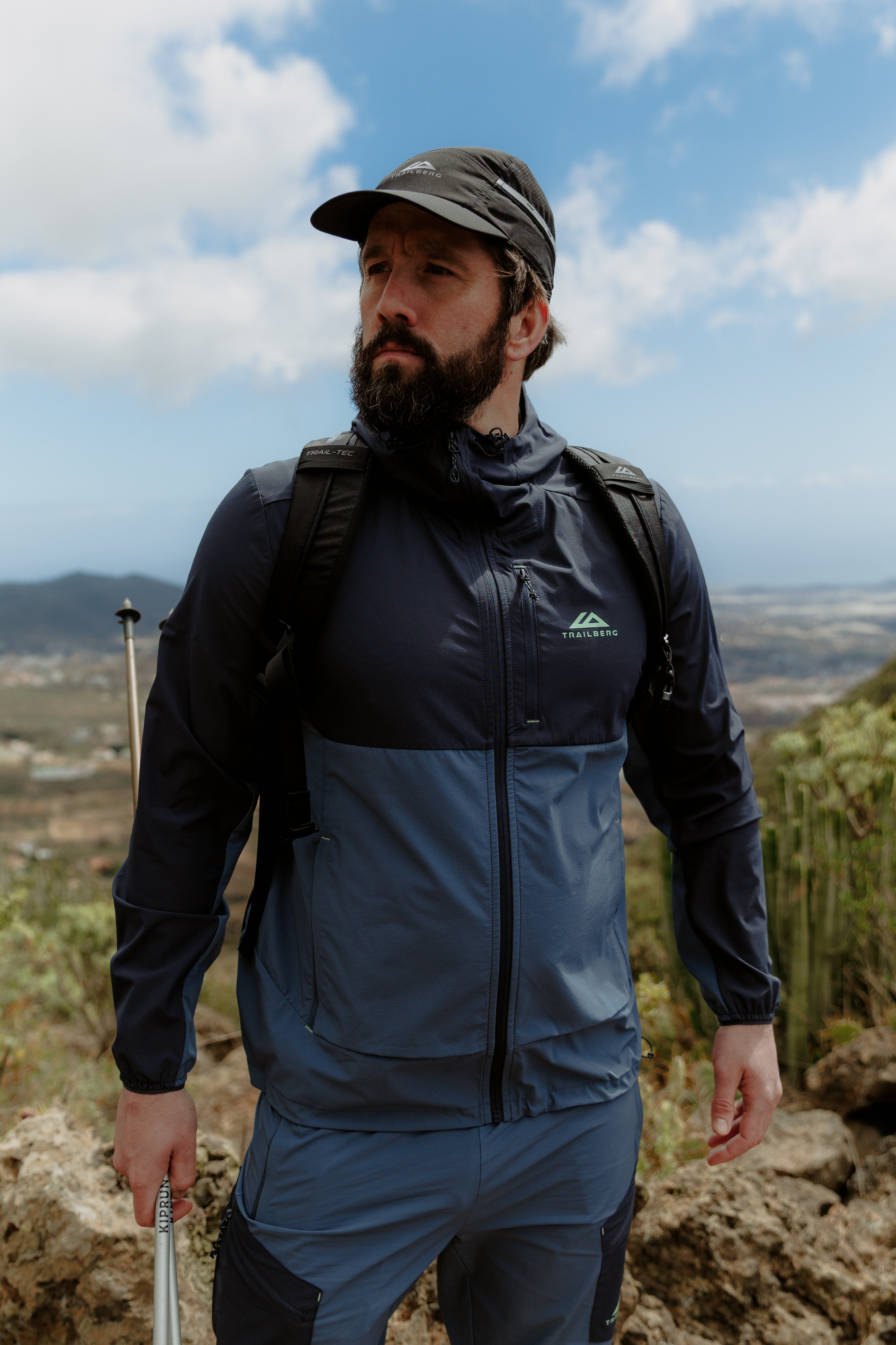 Oberland Hood - Breeze/Storm Blue