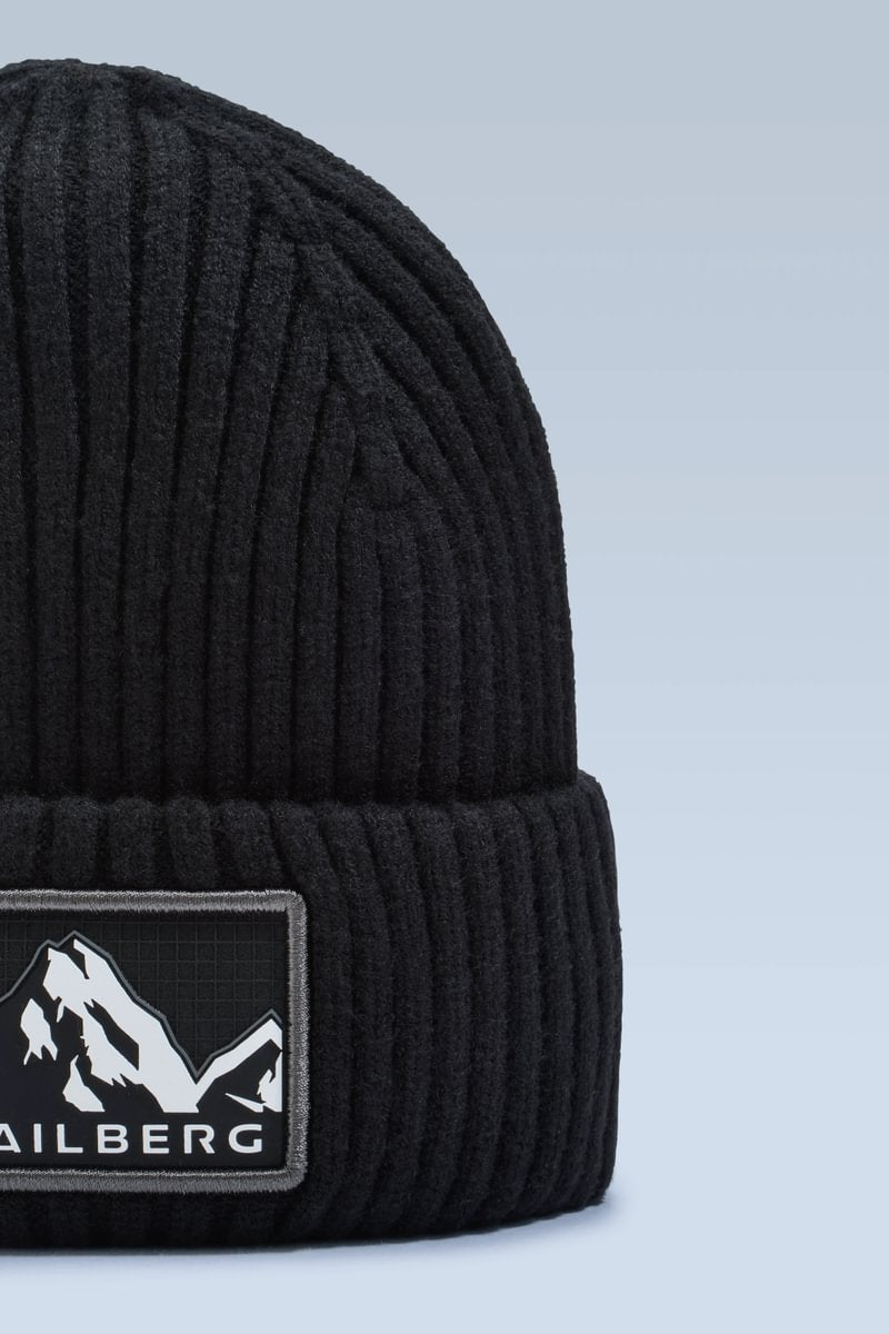 Rainier Beanie Hat - Black