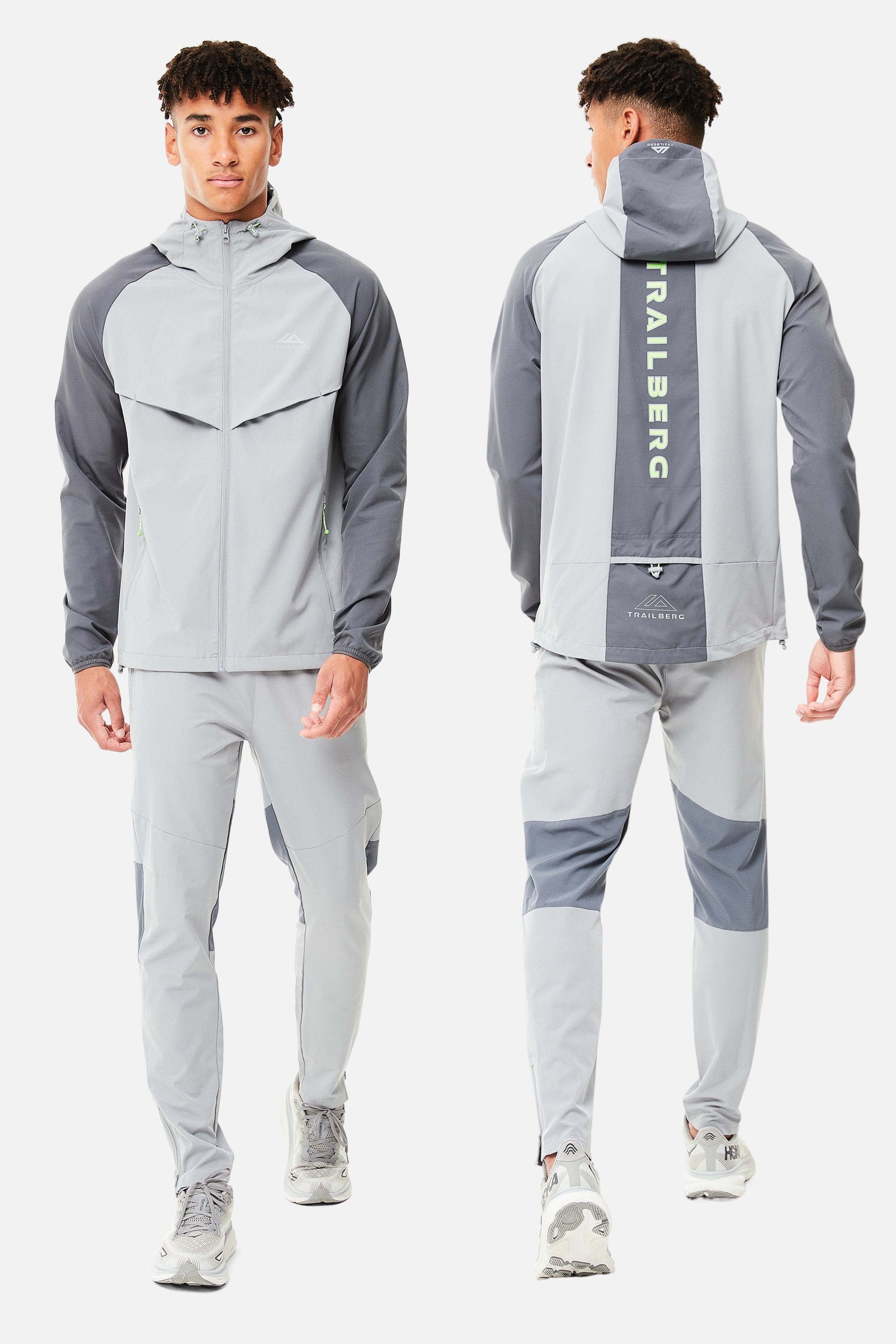 Rapid Ventilate Tracksuit - Grey/Charcoal Grey