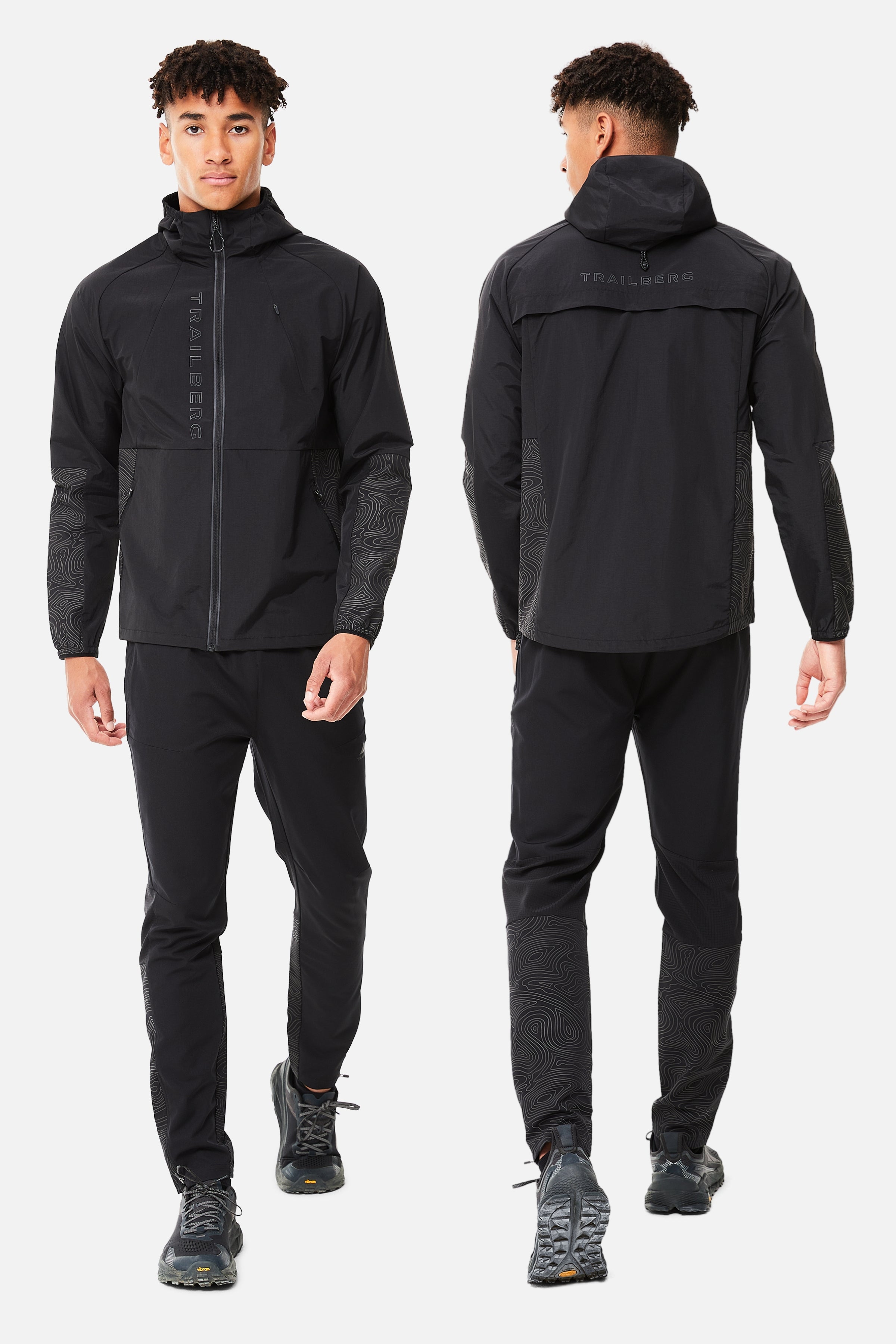 Geo Tracksuit - Black