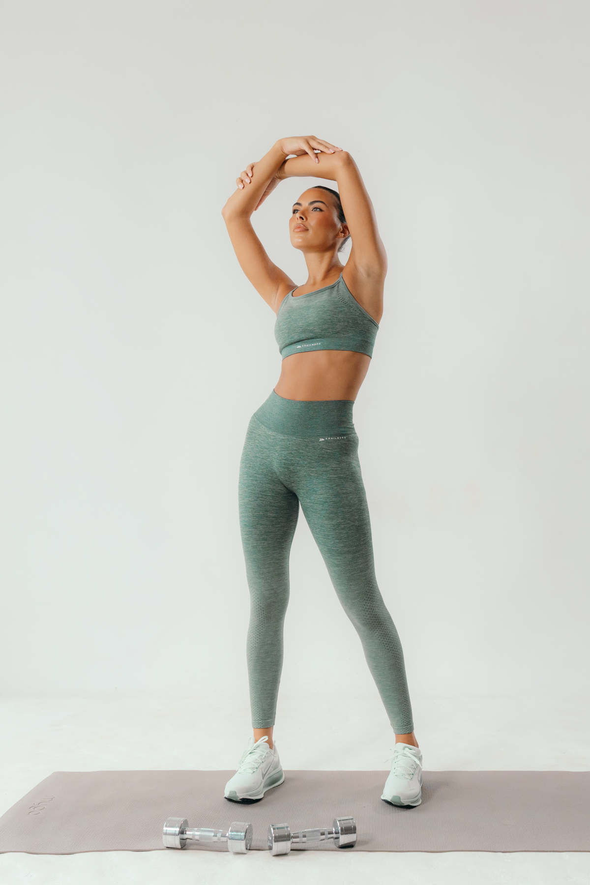 Womens Evocurve Seamless Legging - Aloe Frost