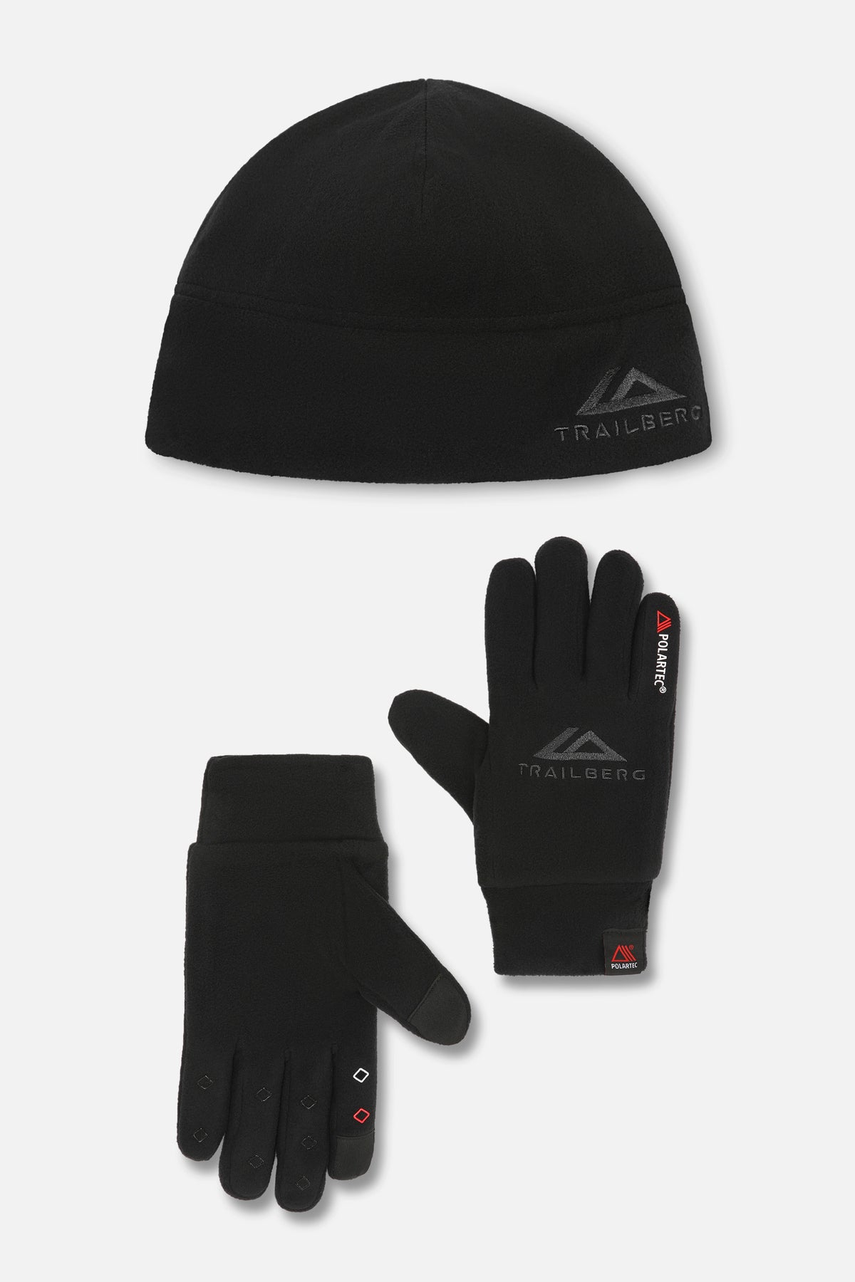 Ombrus Polartec Beanie/ Glove Set - Black